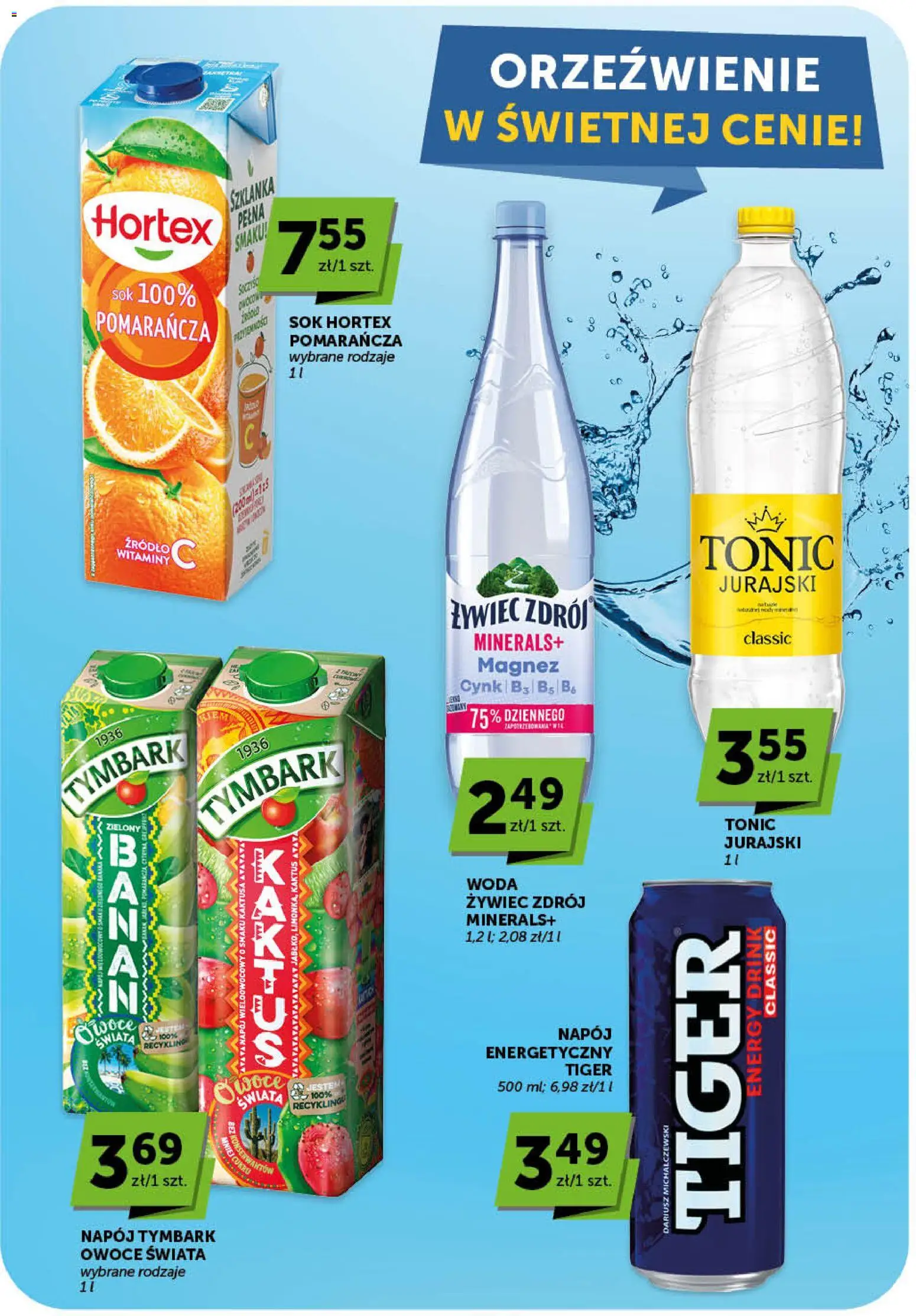 ABC gazetka - Market od 07.05.2026 | Strona: 24 | Produkty: Szklanka, Sok, Woda, Owoce