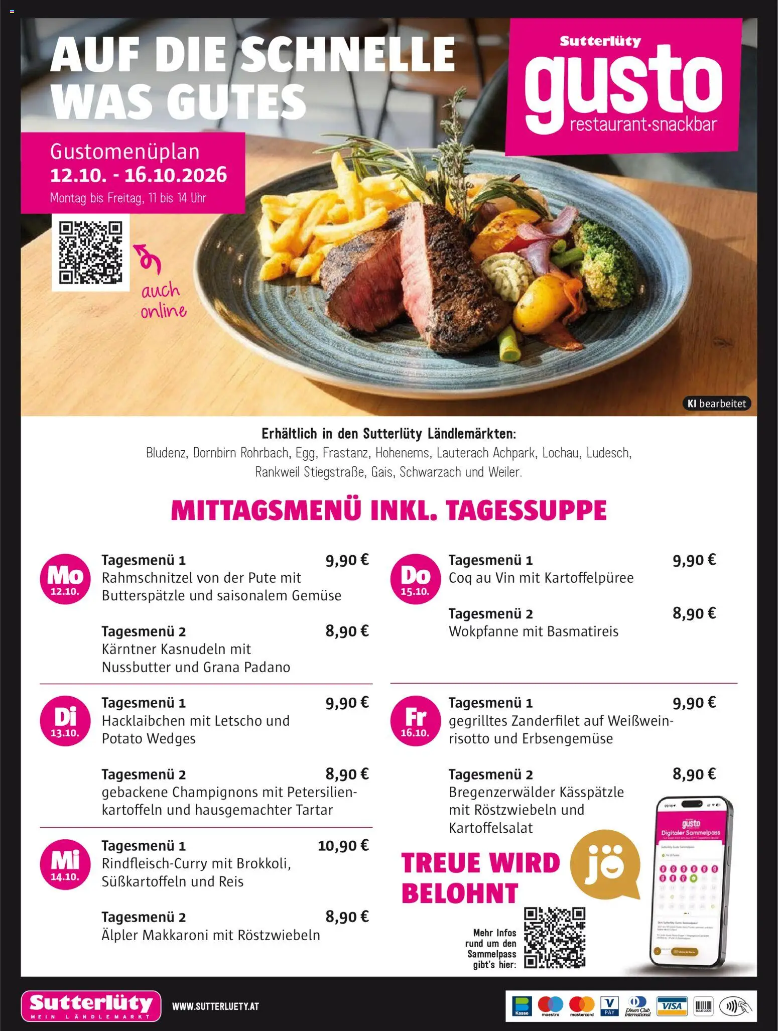 Sutterlüty Mein Ländlemarkt gültig ab 12.10.2026 | Seite: 8 | Produkte: Kartoffeln, Gemüse, Uhr, Weißwein