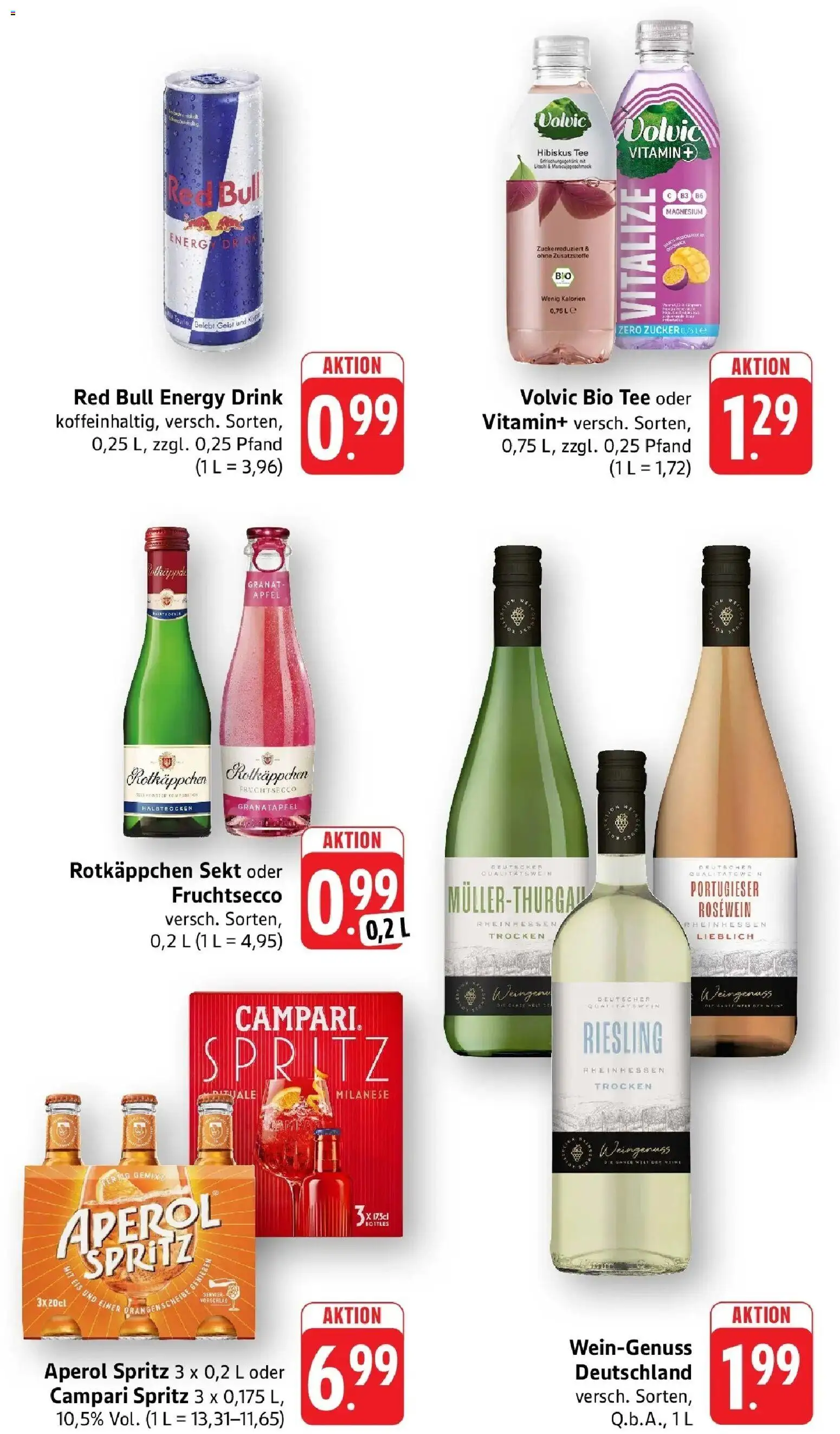 nah & gut Prospekt Sinsheim – gültig ab 21.09.2026 | Seite: 8 | Produkte: Rotkappchen sekt, Fruchtsecco, Tee, Volvic
