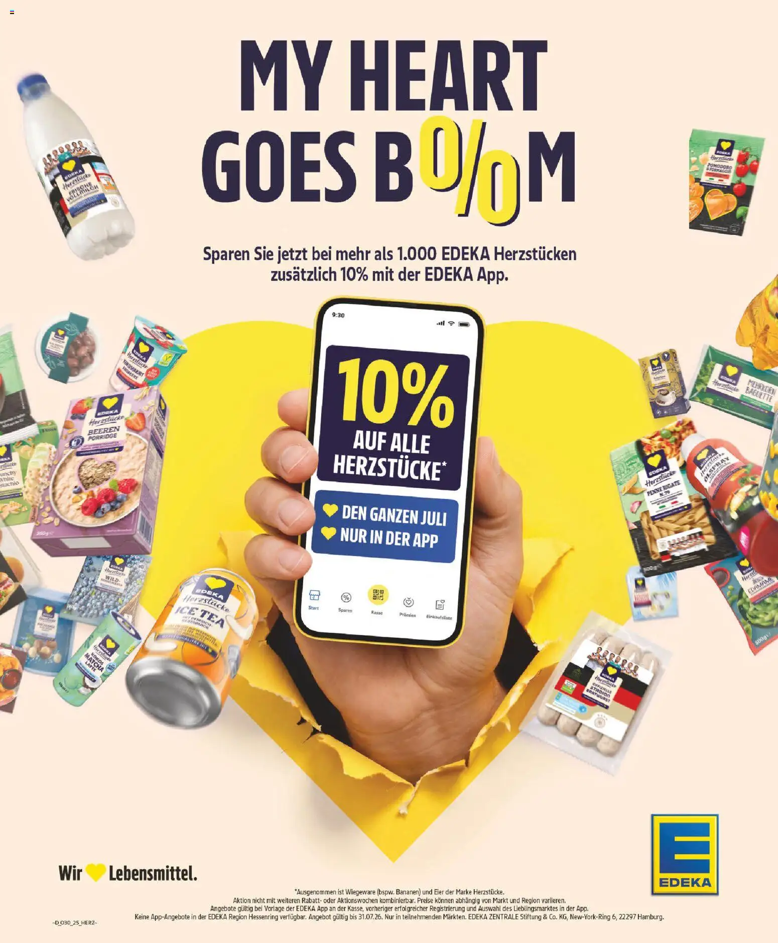Edeka Prospekt – gültig ab 20.07.2026 | Seite: 25 | Produkte: Eier, Bratwurst, Baguette, Bananen