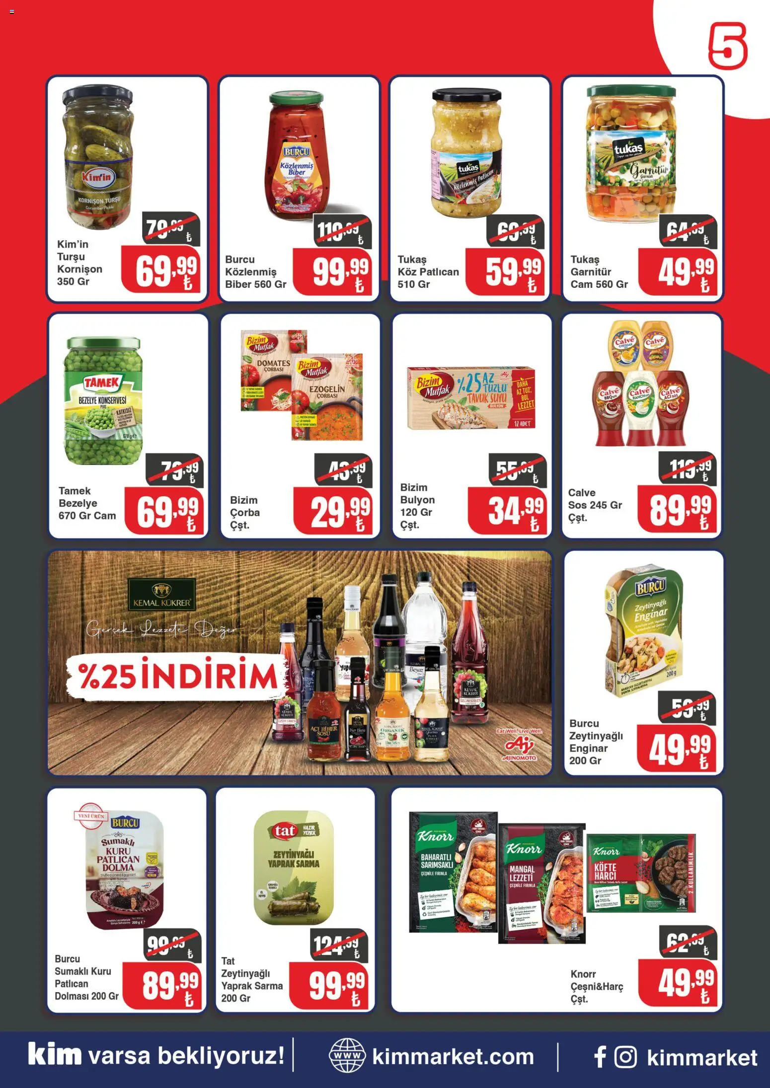 Kim Market Katalog - Marmara Insert - 06 Temmuz 2026 tarihinden itibaren geçerlidir | Sayfa: 5 | Ürünler: Domates, Biber, Patlıcan, Bezelye
