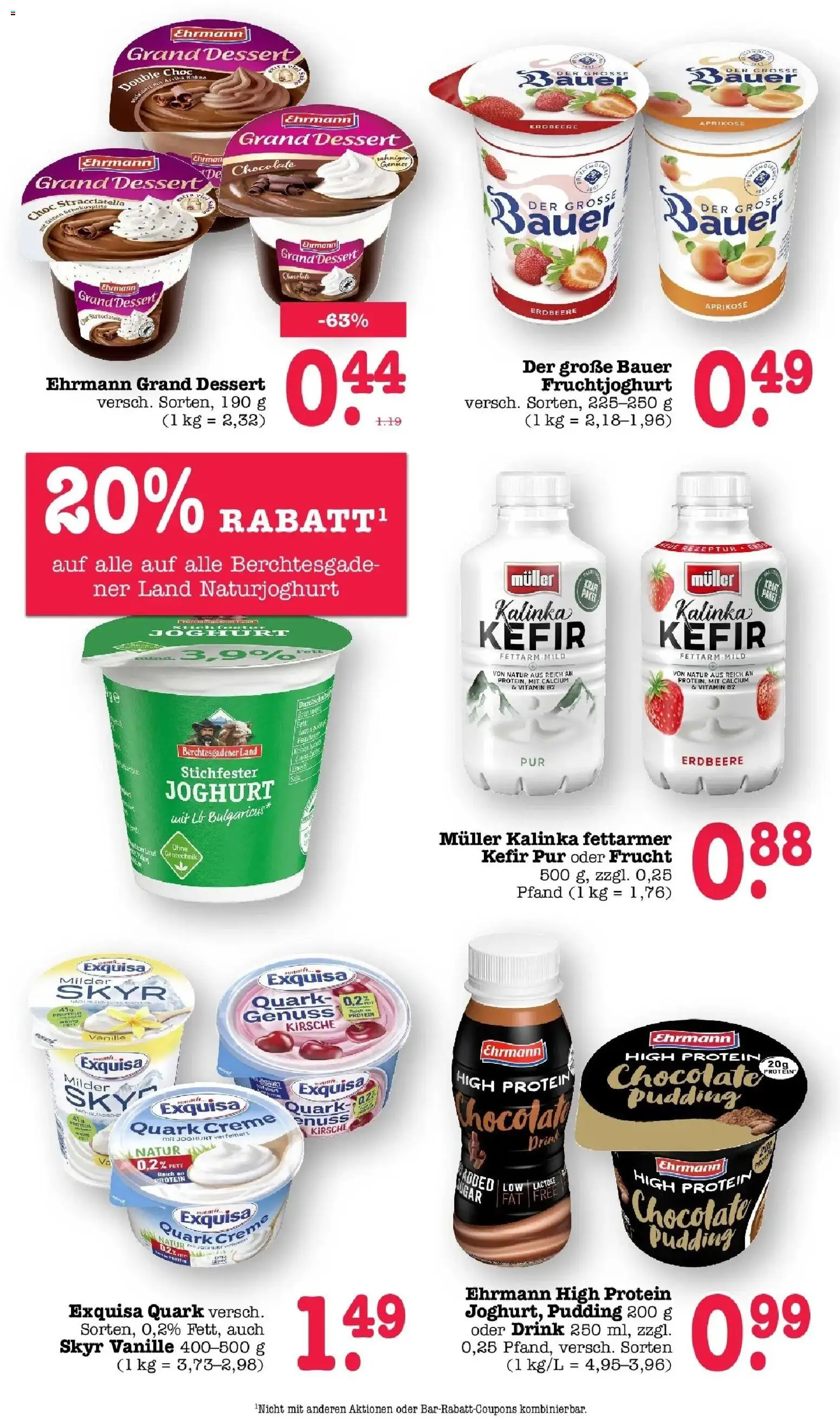 Edeka Prospekt Mainz-Weisenau (ab 10.08.2026) » Angebote Online | Seite: 25 | Produkte: Creme, Skyr, Exquisa, Vanille