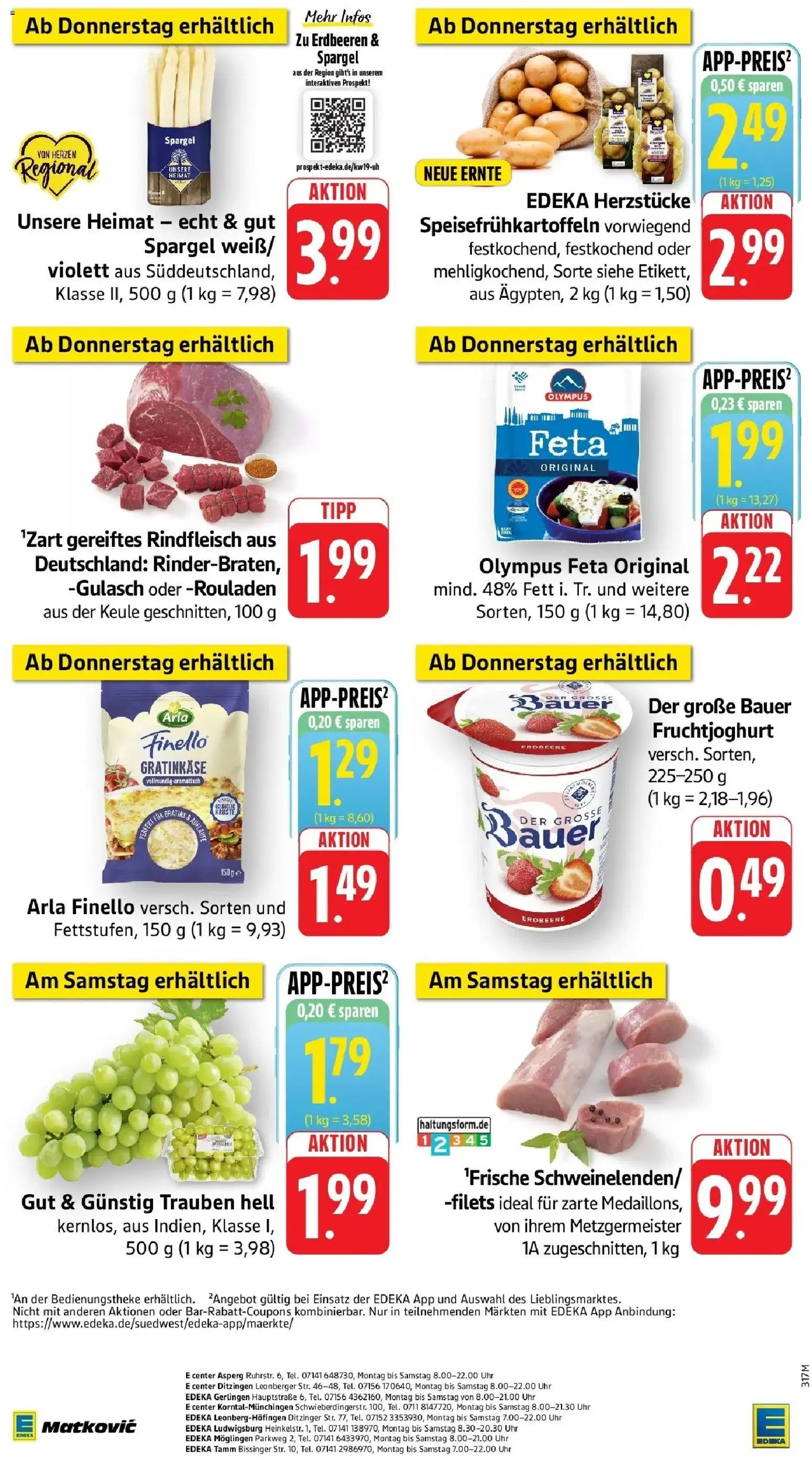 Edeka prospekt Möglingen	 – gültig ab 04.05.2026 | Seite: 54 | Produkte: Feta, Fruchtjoghurt, Gulasch, Erdbeeren