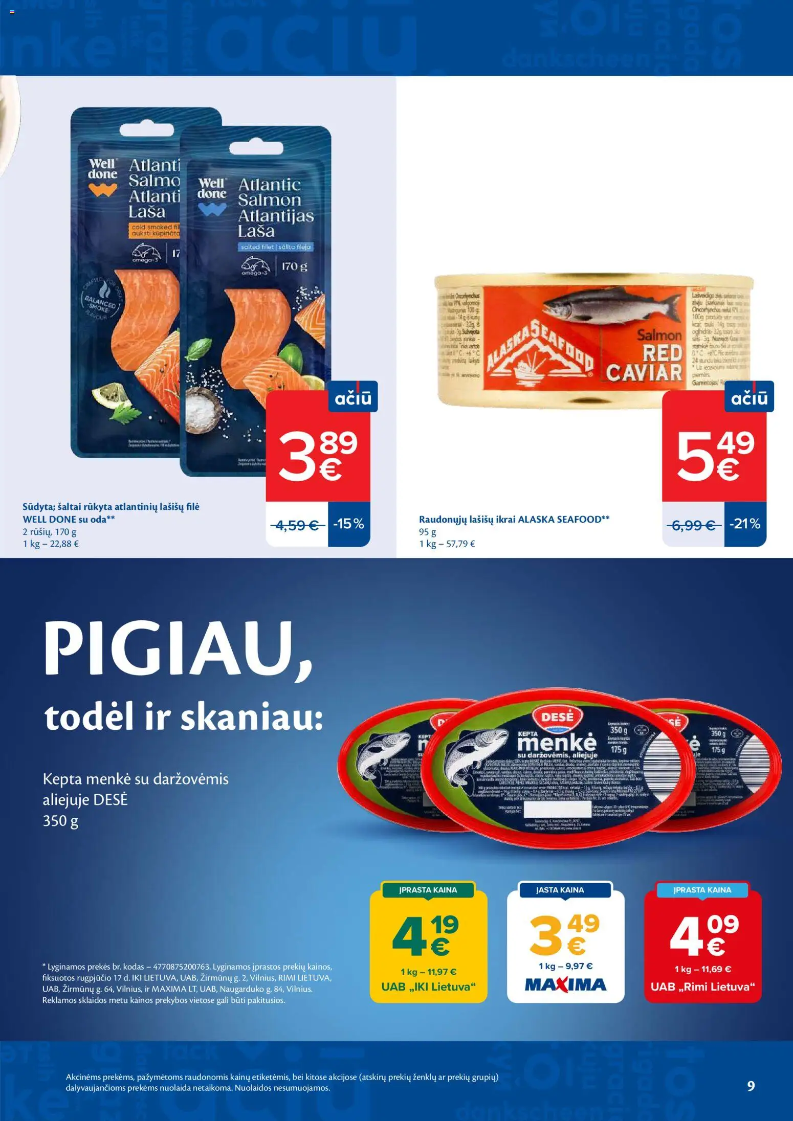 MAXIMA akcijos nuo 2026.08.25 | Puslapis: 9