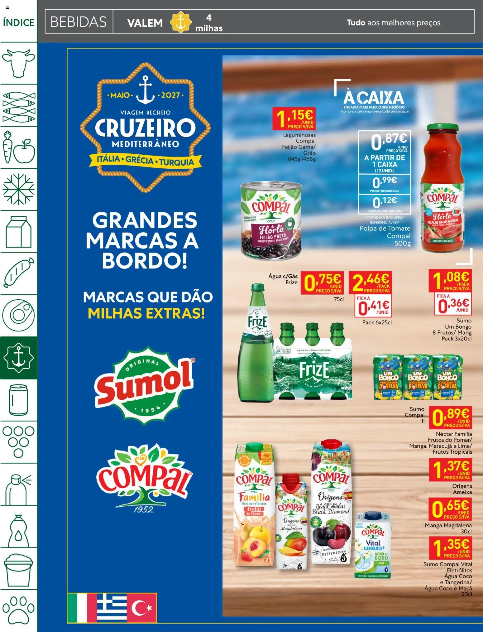 Recheio folheto Madeira │ válido de 27/10/2026 | Página: 24 | Produtos: Agua, Polpa de tomate, Caixa, Coco