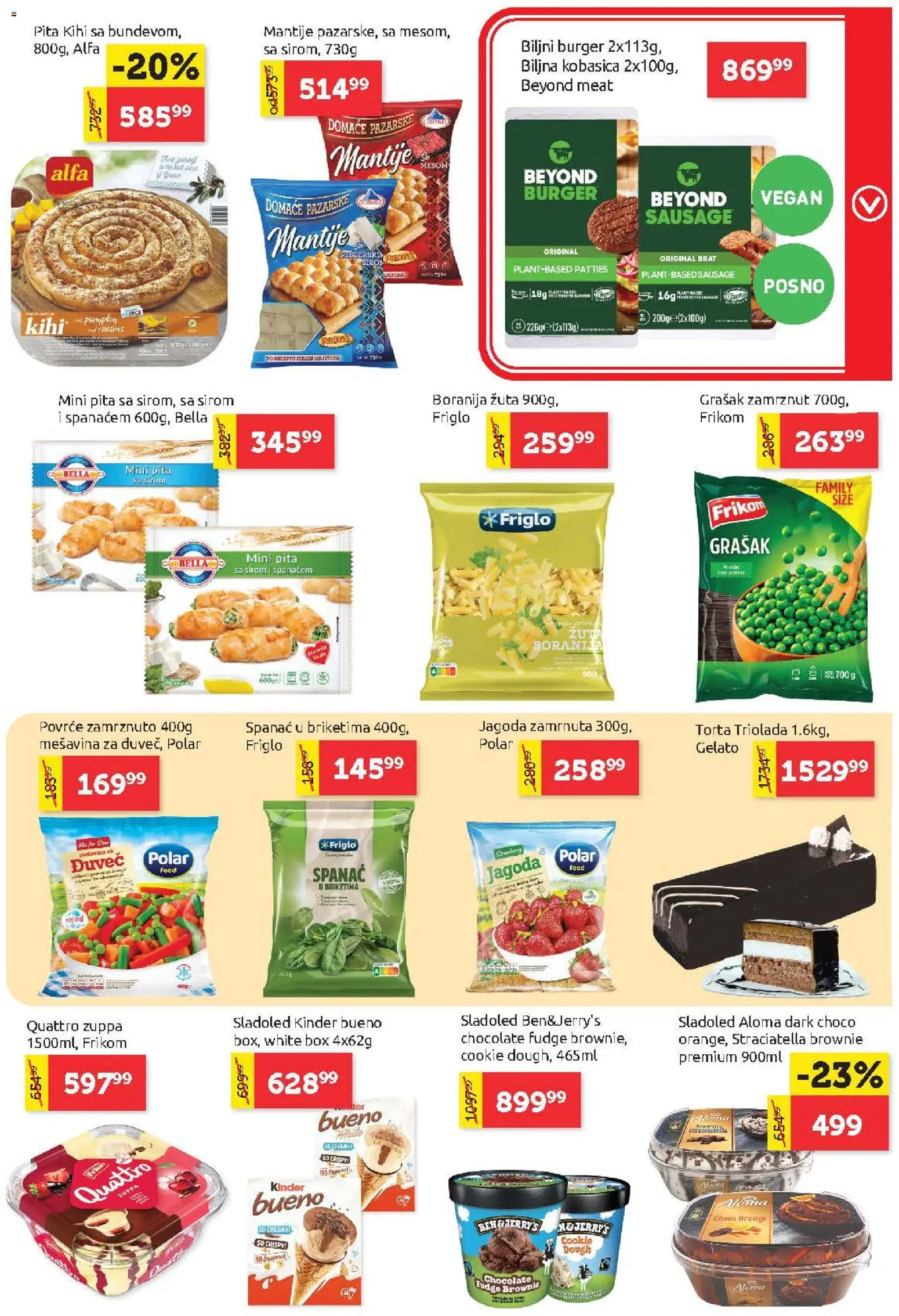 SuperVERO katalog - važi od 23.07.2026 | Strana: 11 | Proizvode: Sladoled, So, Pita, Torta