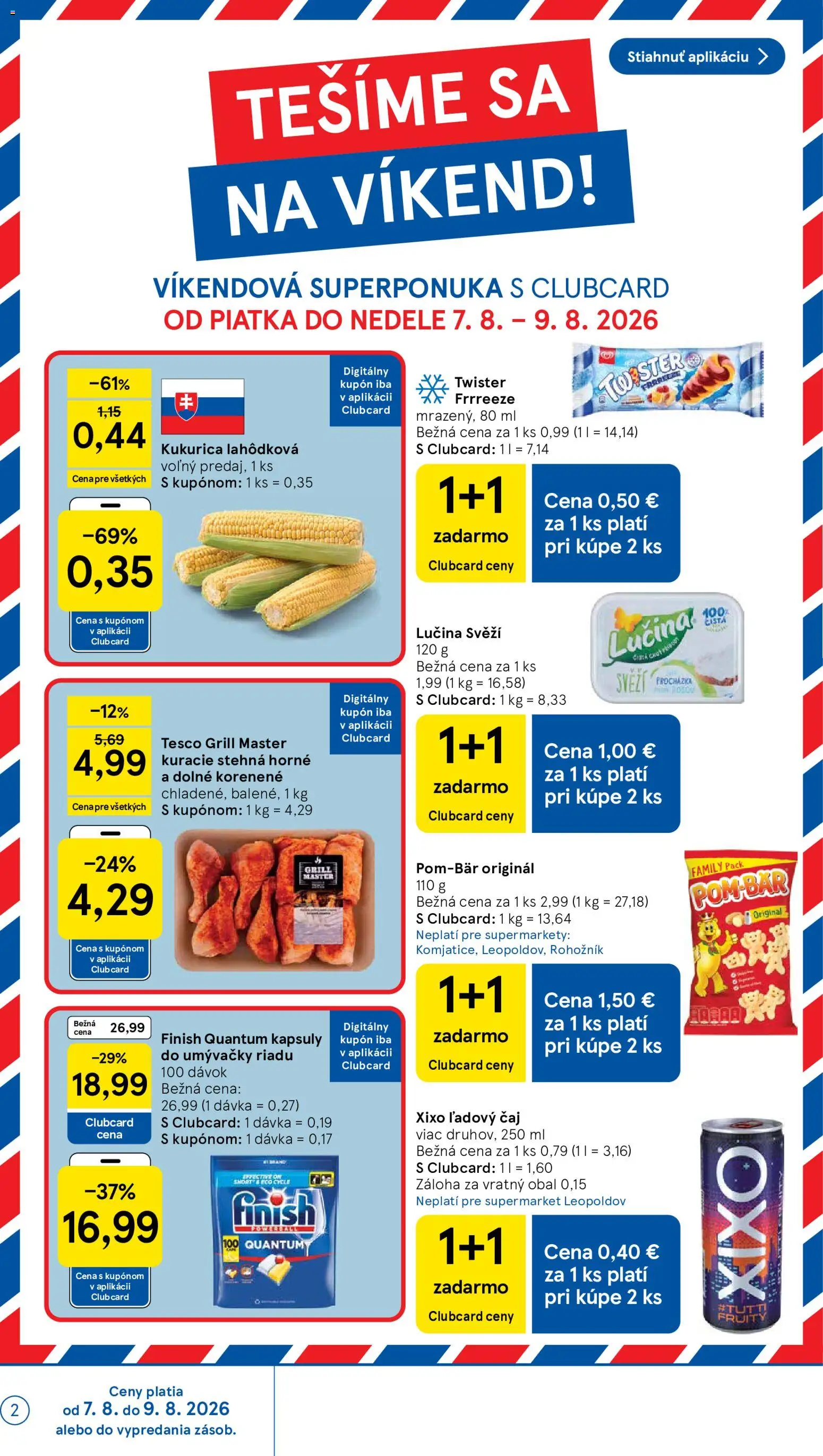 Nové Tesco akcie – leták je platný od 05.08.2026 | Strana: 2