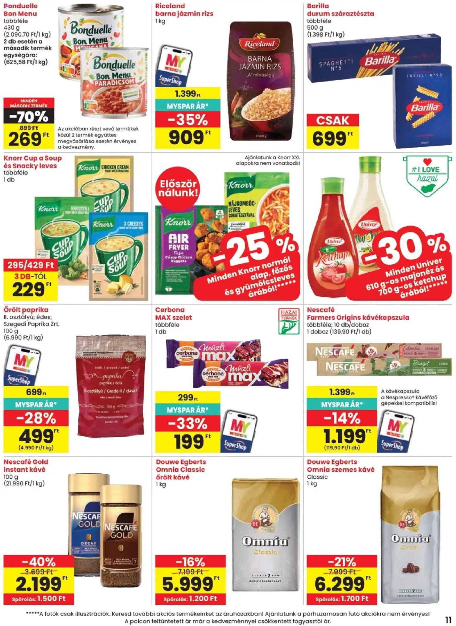 Spar akciós ujság - amely érvényes a következő dátumtól: 2026.10.22. | Oldal: 11