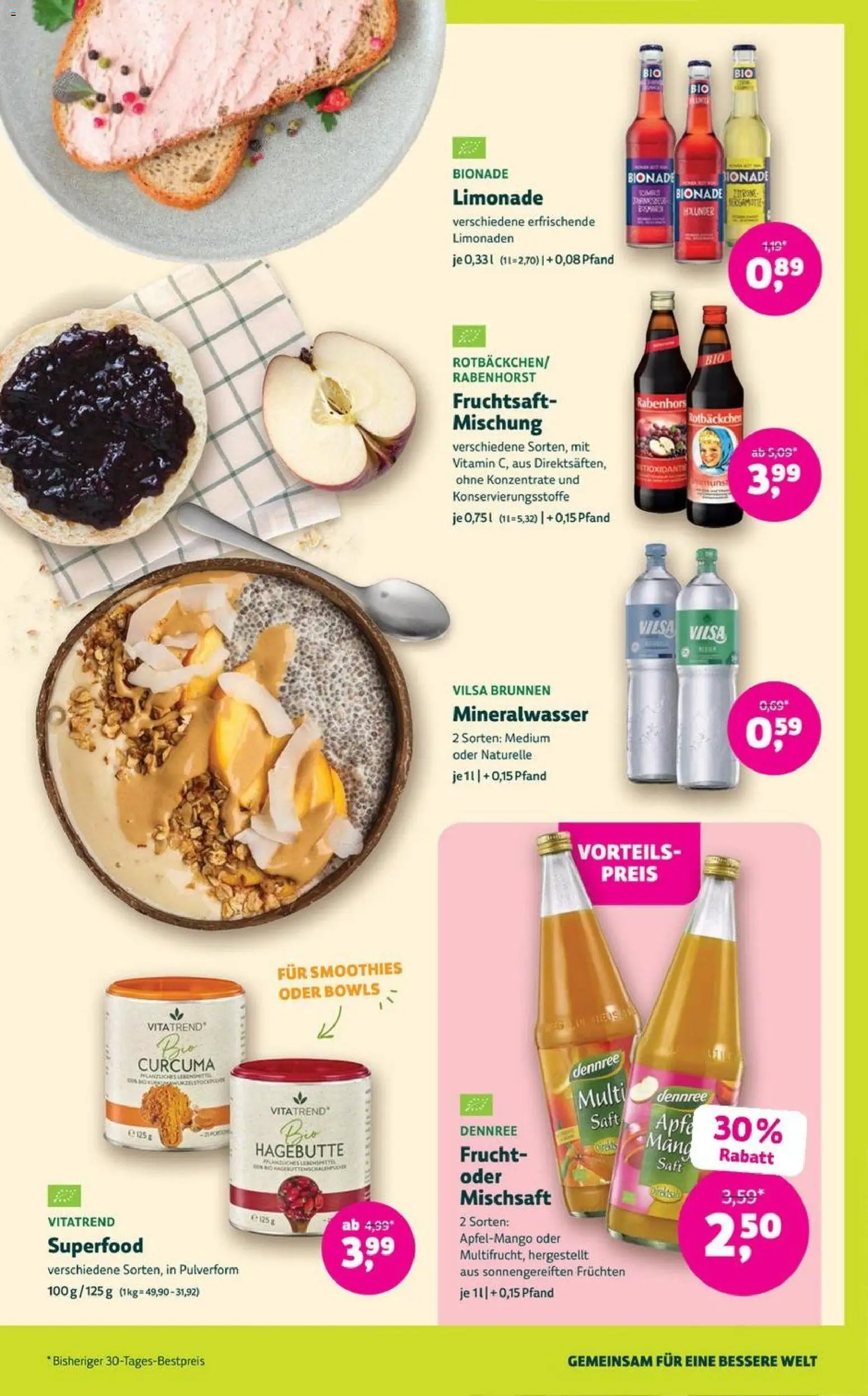 BioMarkt Prospekt 	 – gültig ab 20.05.2026 | Seite: 11 | Produkte: Limonade, Bionade, Mineralwasser, Fruchtsaft