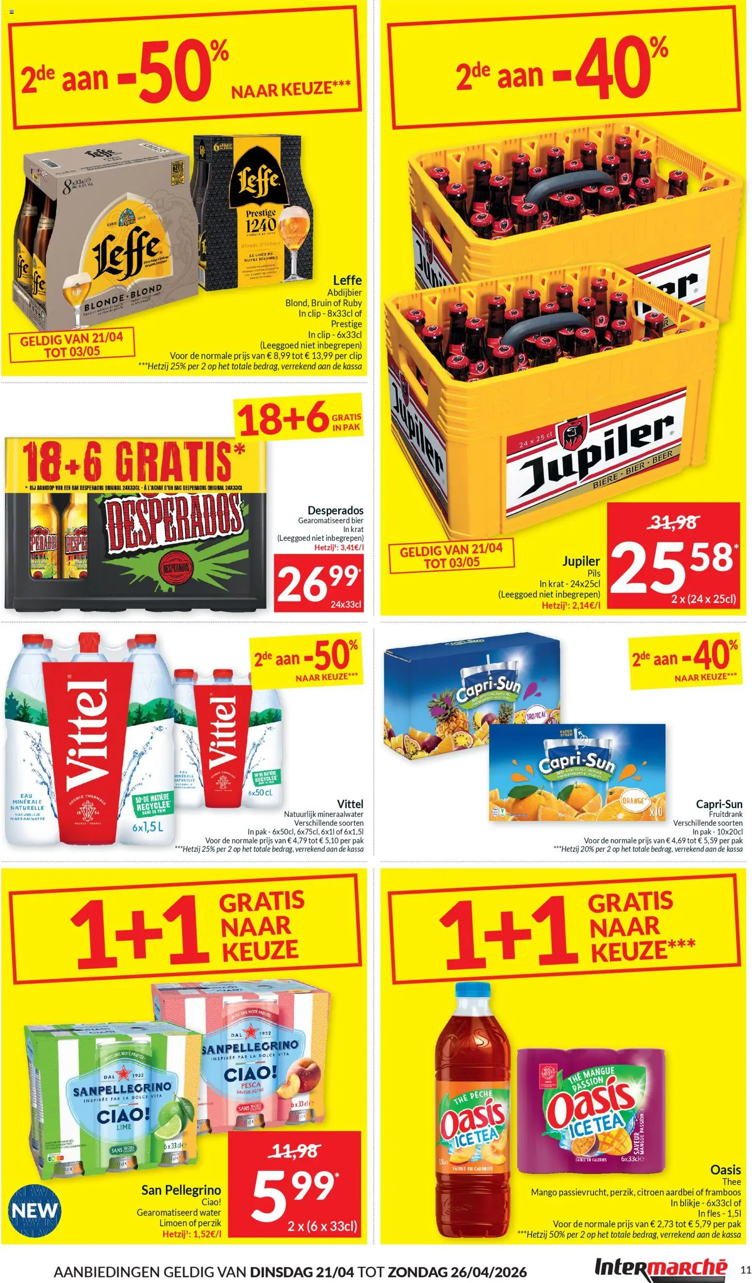 {H1} | Pagina: 11 | Producten: Bier, Thee, Aardbei, Mineraalwater