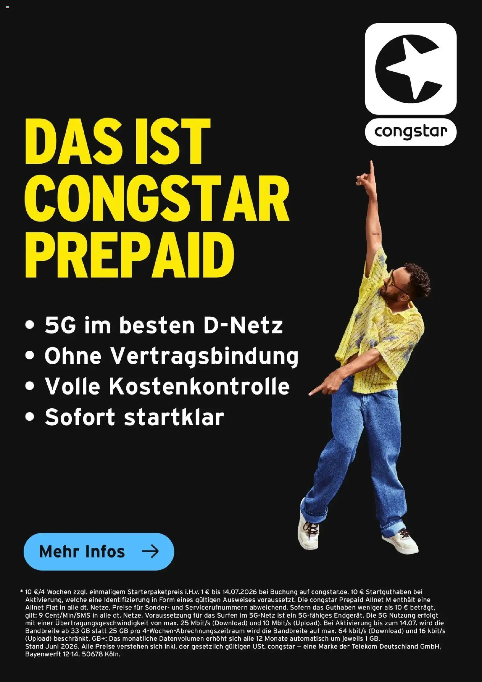 Angebote - Congstar: STARTER-PAKET FÜR 1 €! – gültig ab 28.06.2026 | Seite: 2
