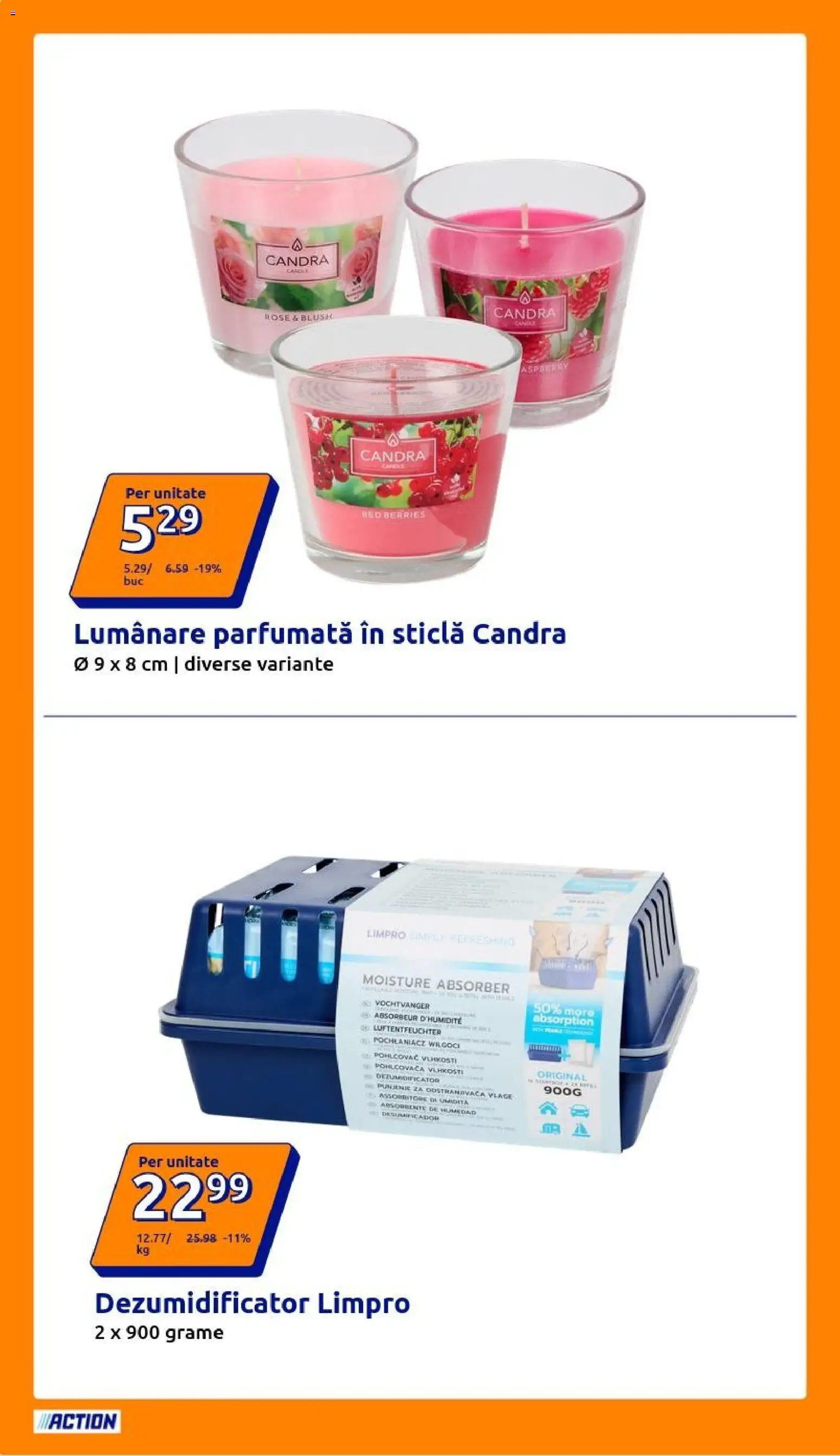 Noul catalog ACTION – valabil de la 07.10.2026 | Pagină: 10 | Produse: Lumânare, Blush, Lumanare parfumata
