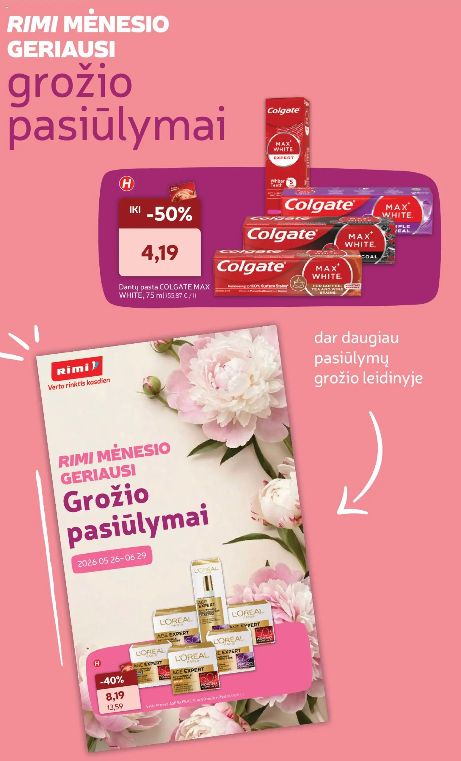 Rimi akcijos nuo 09.06.2026 | Puslapis: 30 | Prekių: Kremas