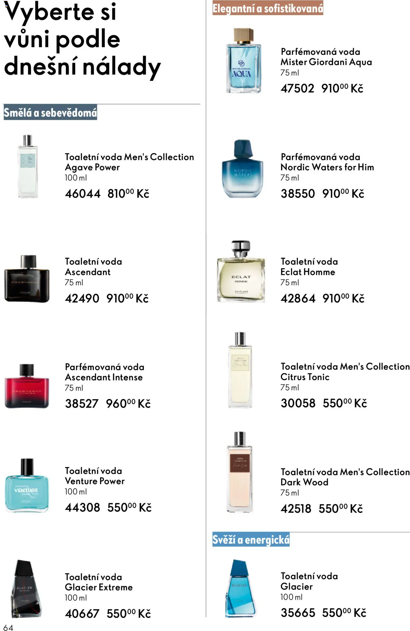 Oriflame katalog č. 07/2026 od 06.05.2026 | Strana: 64 | Produkty: Voda, Tonic, Toaletní voda