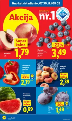 LIDL leidinys galioja nuo 2026.07.27 | Puslapis: 38 | Prekių: Šilauogės
