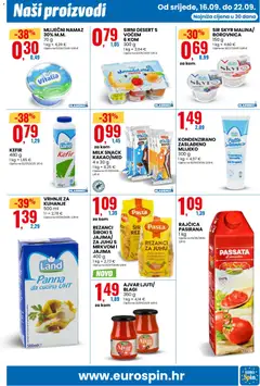 VRHNJE ZA, KUHANJE, 500 ml, Panna da cucina UHT - Pregled kataloga iz trgovine Eurospin, vrijedi od 16.09.2026 | Stranica: 9