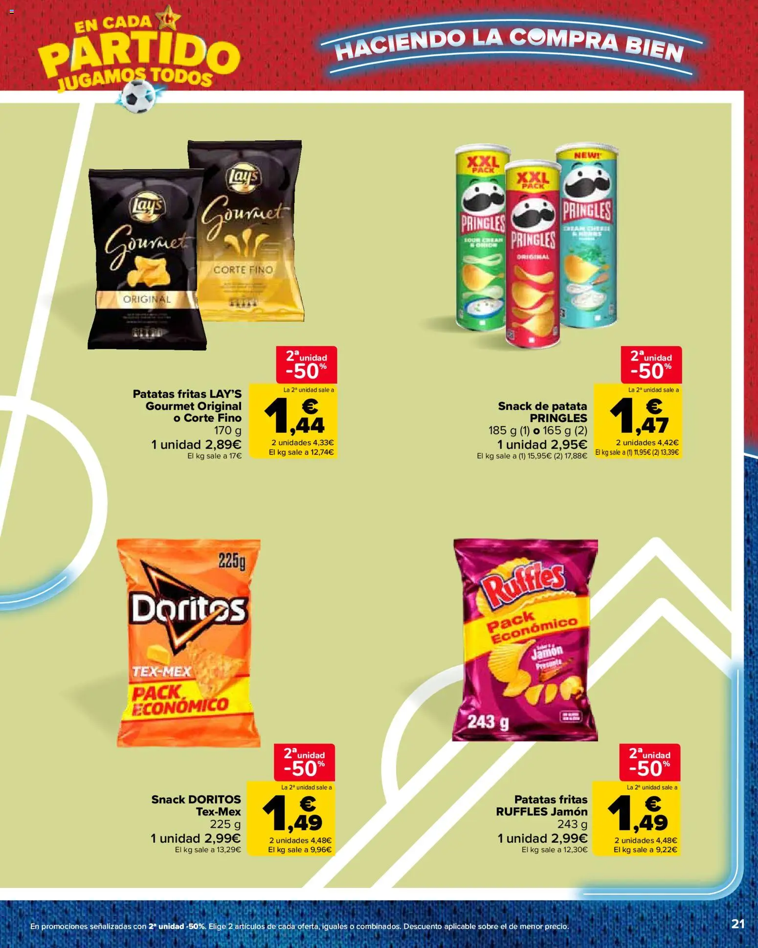 Carrefour La Fiesta del Futbol │ válido desde el 11.06.2026 | Página: 21 | Productos: Jamón