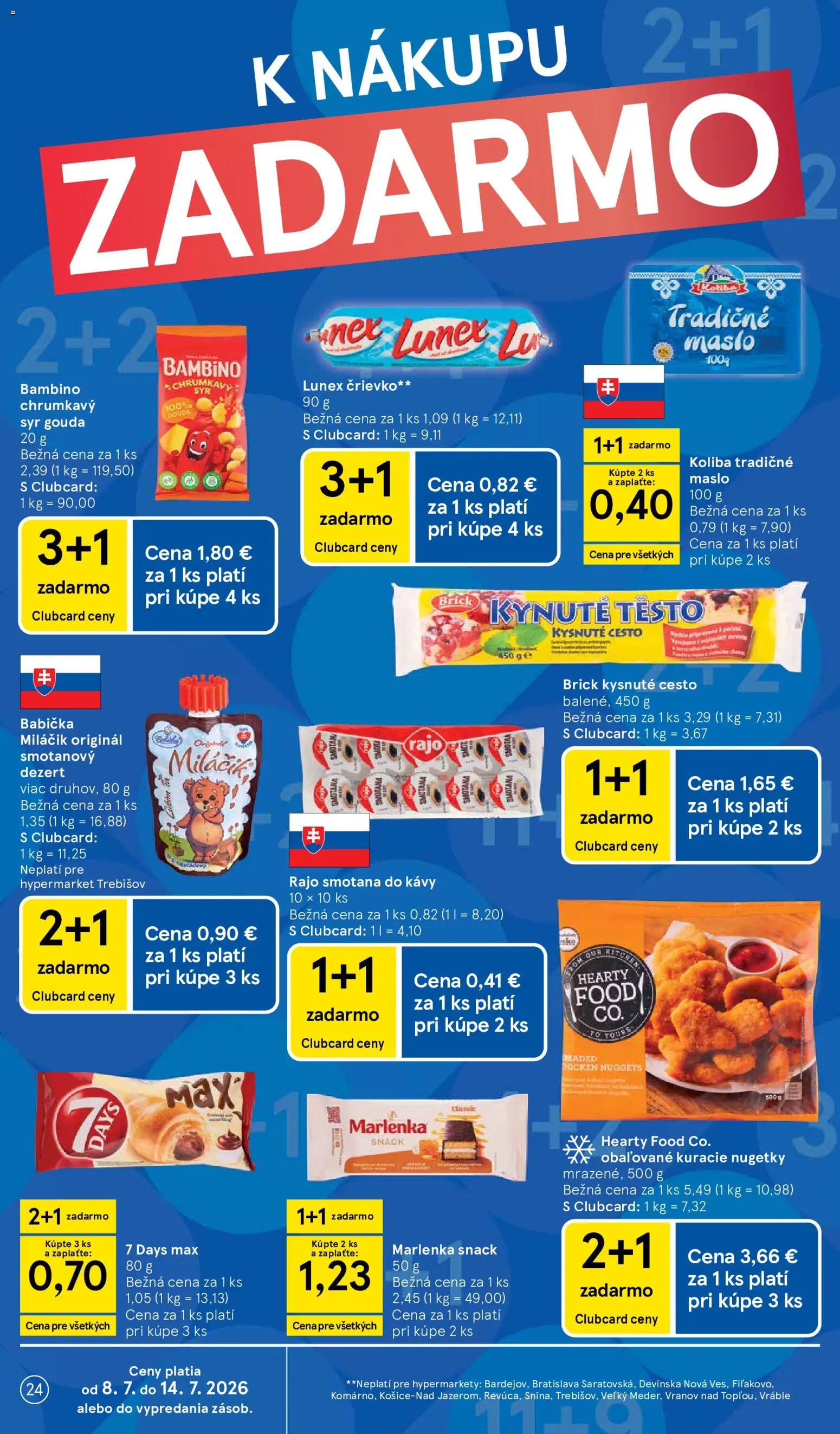 Nové Tesco akcie – leták je platný od 08.07.2026 | Strana: 24