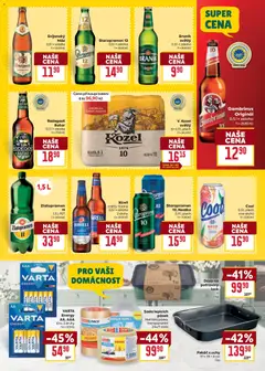 Náhled letáku Billa Velký leták od 16.09.2026 | Strana: 29 | Produkty: Zlatopramen, Staropramen, Braník, Dóza na potraviny