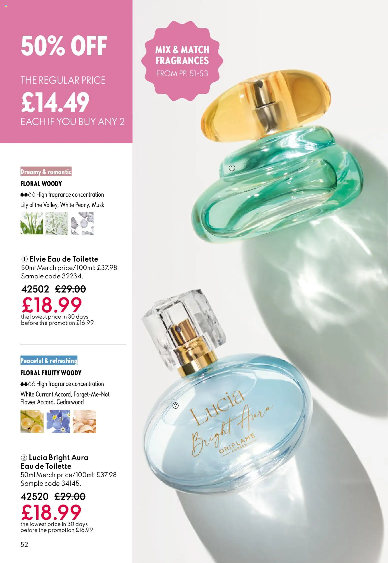 {H1} | Page: 52 | Products: Fragrance, Eau de toilette