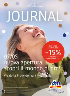 Anteprima del volantino dm drogerie markt volantino Apertura Rubano valido a partire dal 07.05.2026