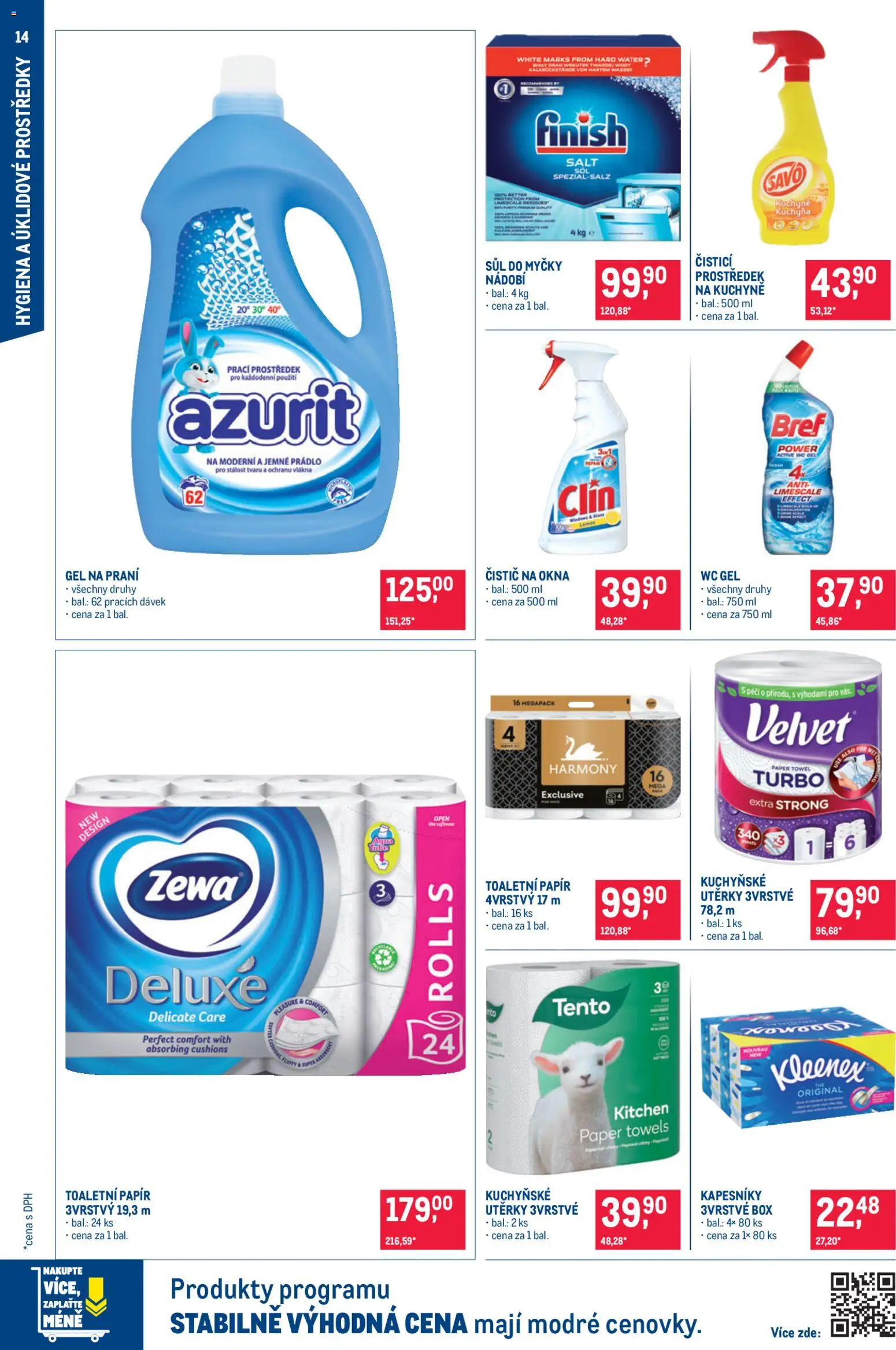 Makro leták - Nepotravinové zboží od 26.08.2026 | Strana: 14 | Produkty: Box, Nádobí, Deluxe, Zewa Toaletní papír