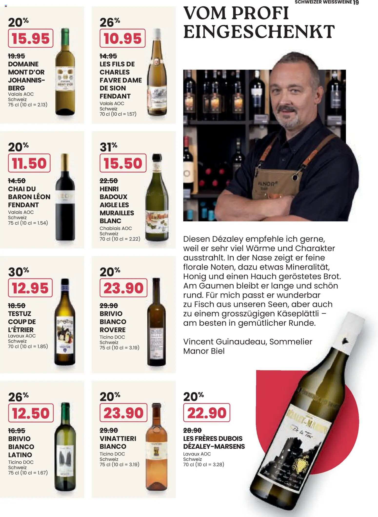 Manor aktionen Wine – gültig ab 06.09.2026 | Seite: 19
