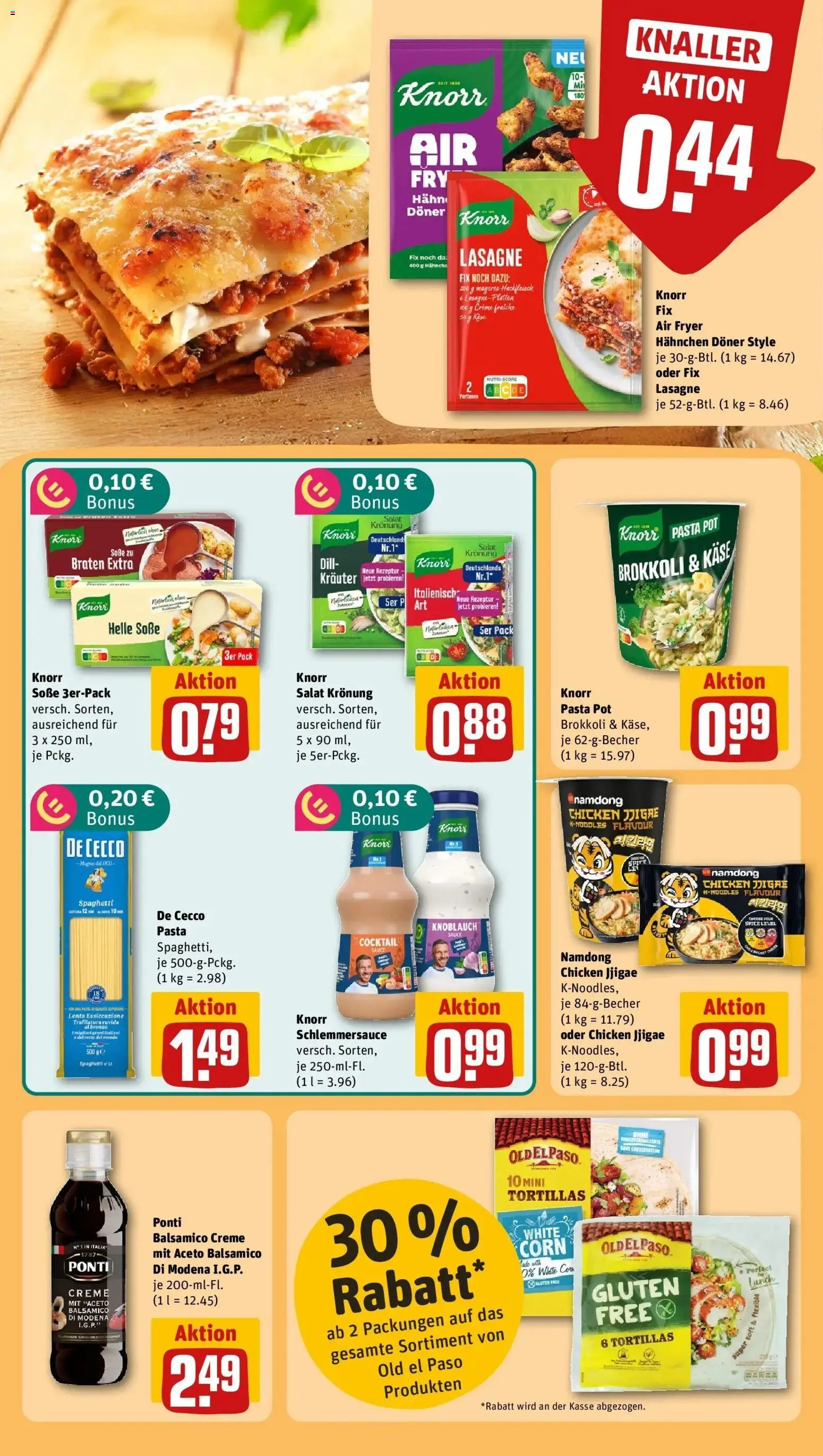REWE Prospekt ab 03.08.2026 zum Blättern » Angebote | Seite: 18 | Produkte: Balsamico, Creme, Soße, Brokkoli