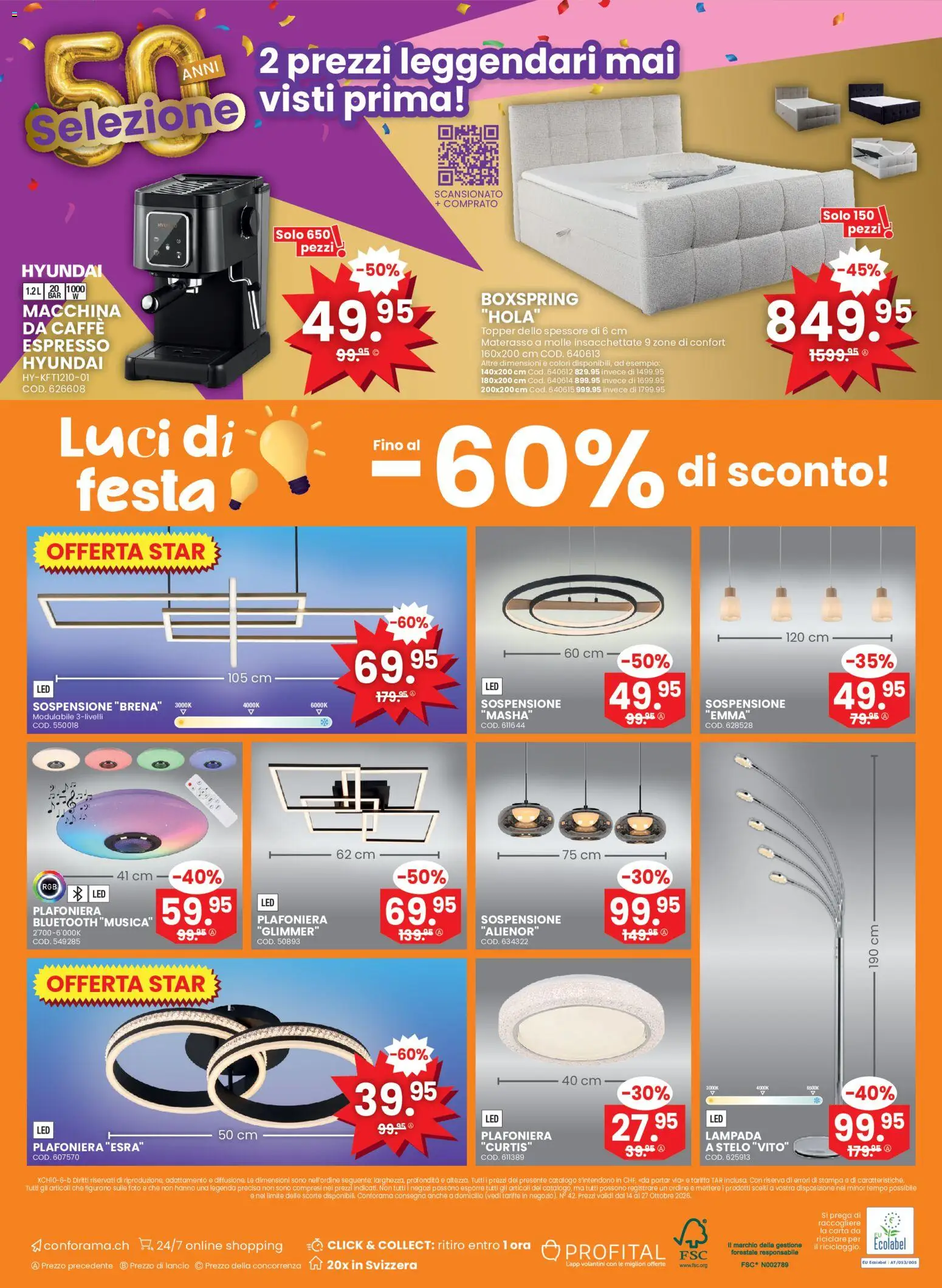 Conforama aktionen IT – gültig ab 14.10.2026 | Seite: 16 | Produkte: Topper