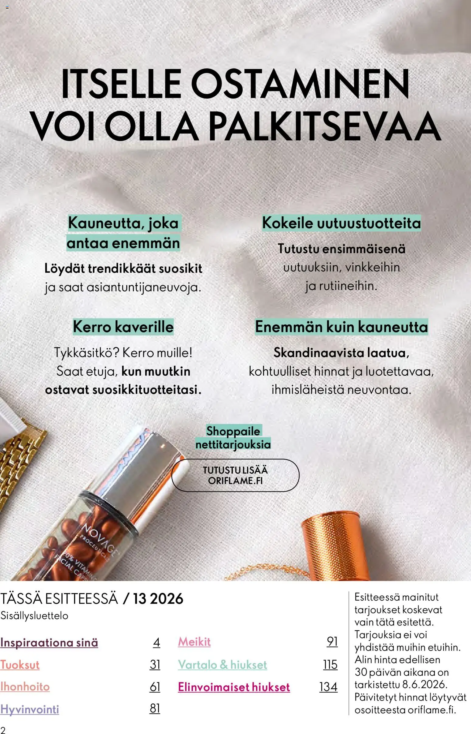 Oriflame tarjoukset – voimassa 16/09/2026 alkaen | Sivu: 2 | Tuotteet: Voi