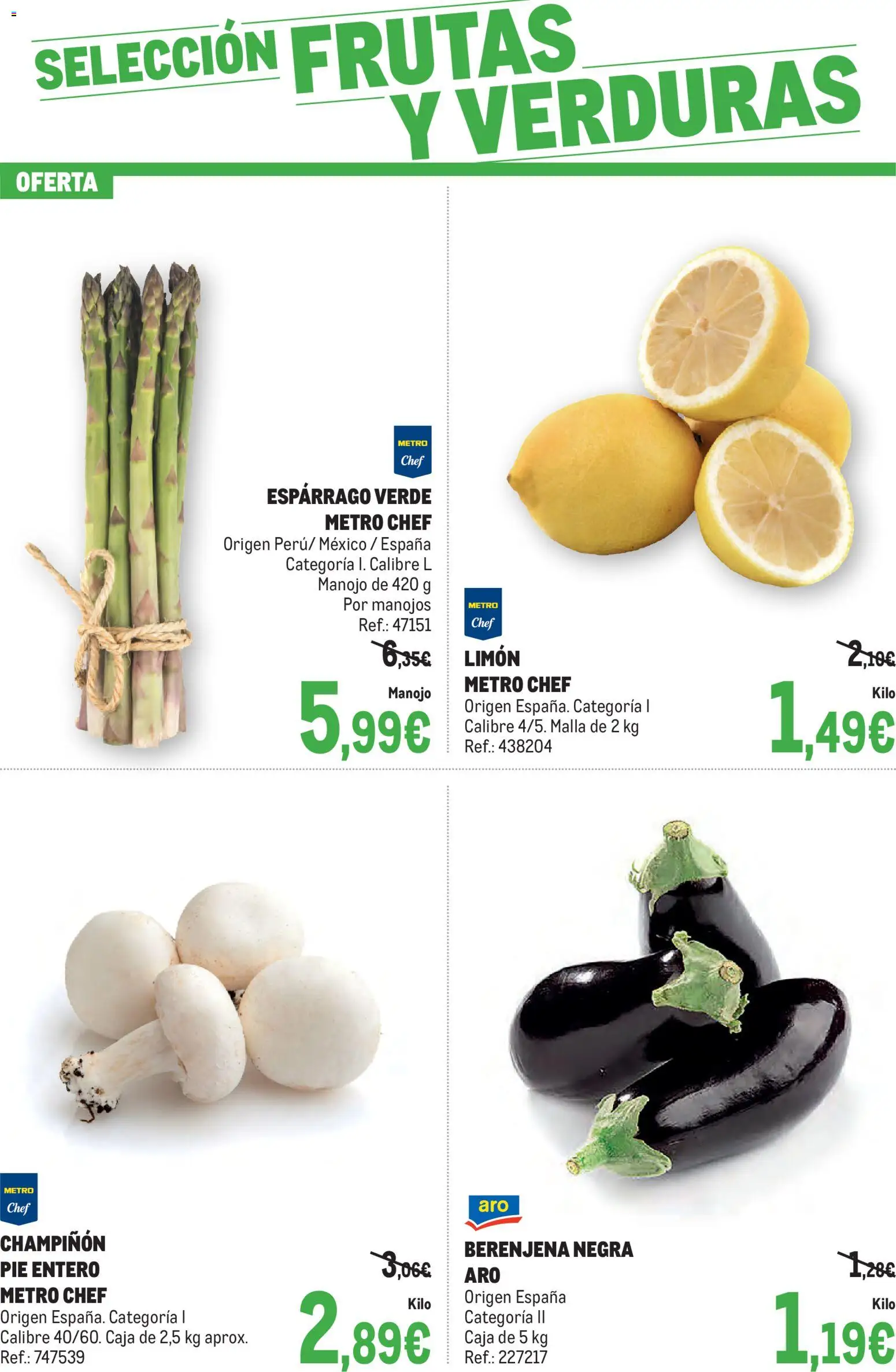 Makro Fresco Península │ válido desde el 06/10/2026 | Página: 3 | Productos: Verduras, Berenjena, Limón, Caja
