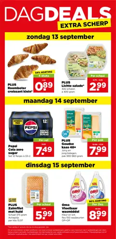 PLUS Roomboter croissant klein*, 4 stuks - Voorbeeld van een folder van Plus, geldig van 09-09-2026 | Pagina: 42