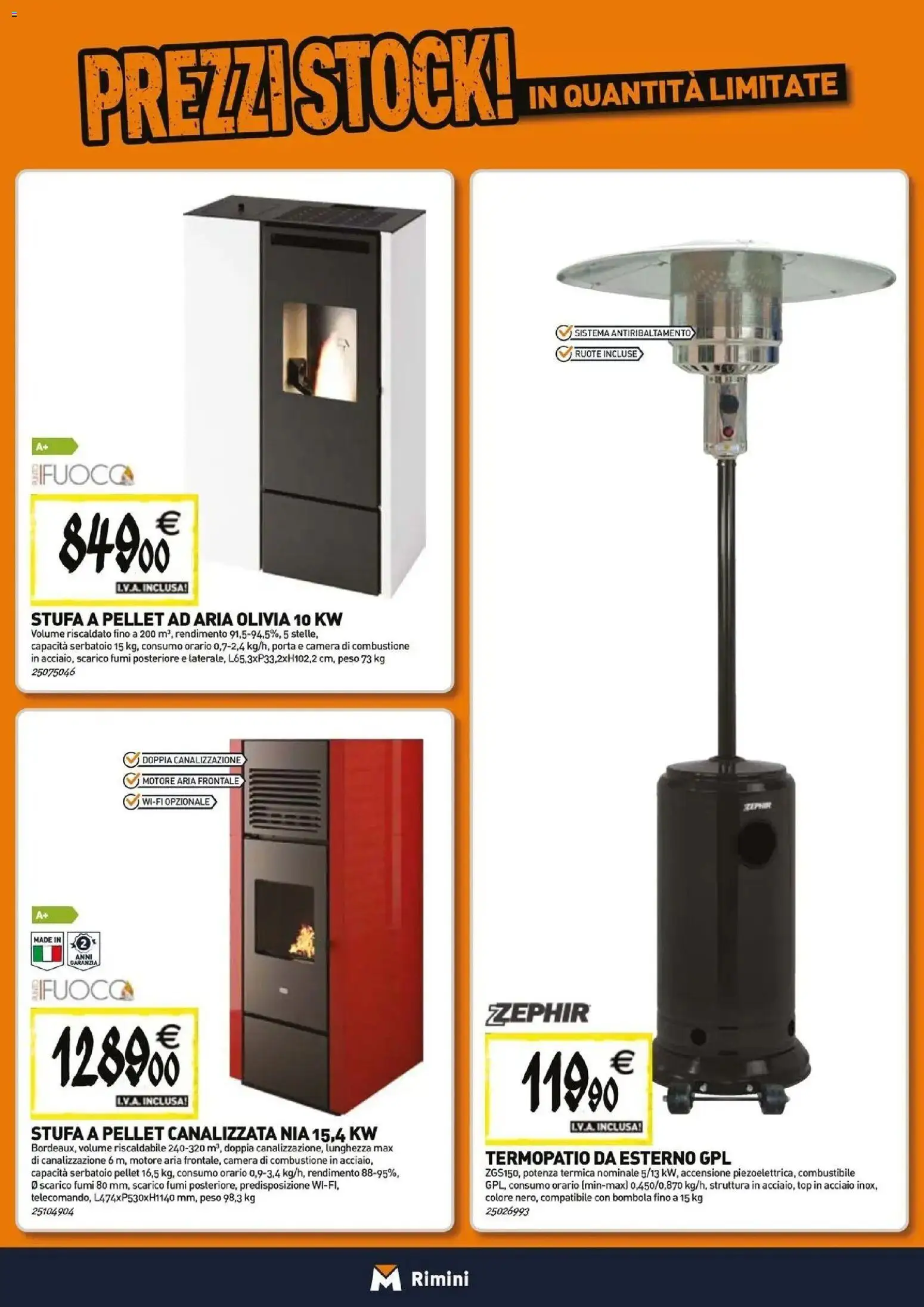 Nuovo Tecnomat catalogo dal 29/10/2026 > offerte anteprima 🛍️ | Pagina: 9 | Prodotti: Porta, Stufa a pellet, Stufa, Top