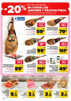 Vista previa Jamón serrano Reserva Sin Aditivos NICO, Reserva Curación mínima 12 meses Pieza 7 kg aprox. válido desde el 14/07/2026 | Página: 14 | Productos: Jamón serrano, Jamón, Jamón cocido, Salami
