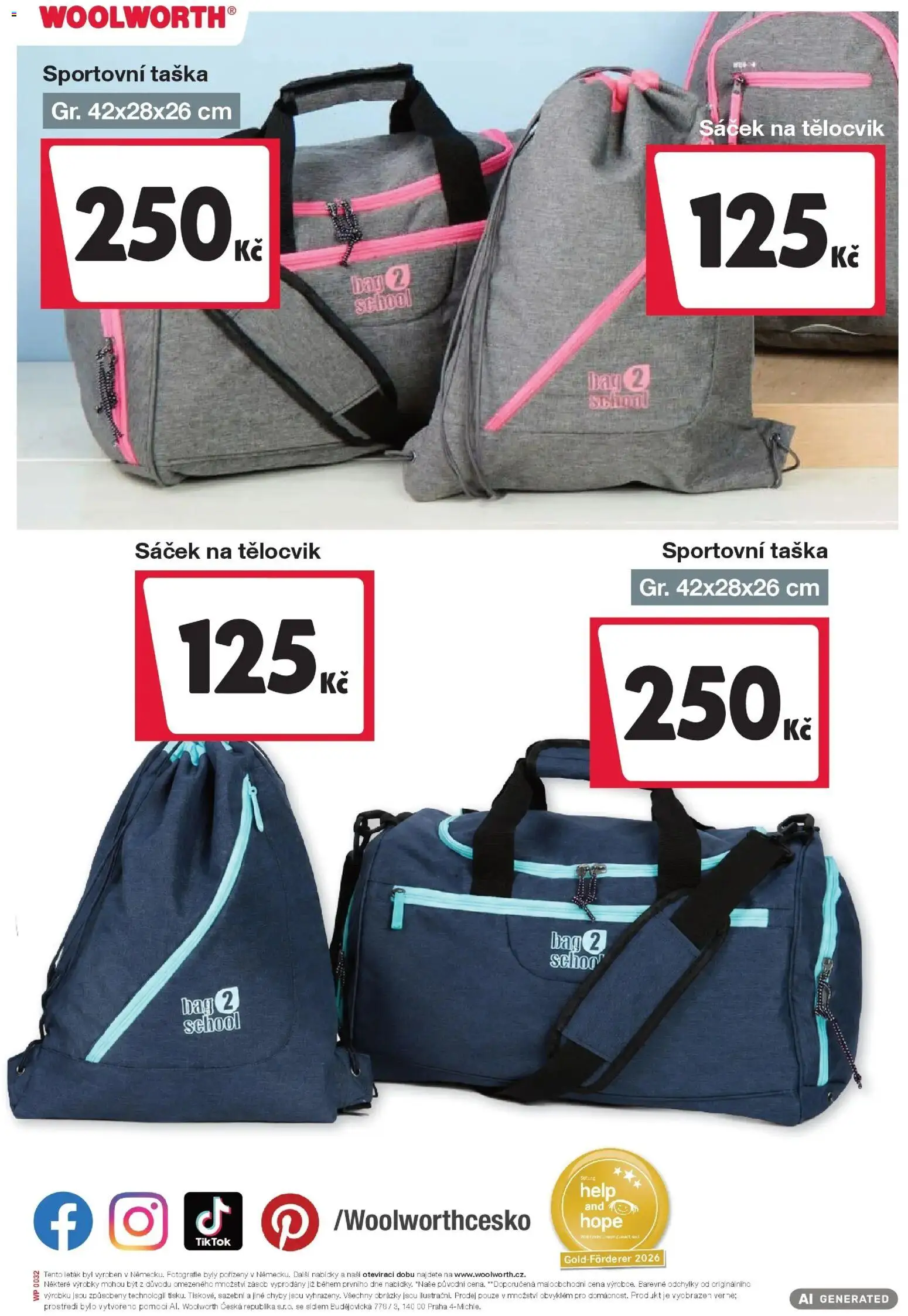 Woolworth leták od 21.08.2026 | Strana: 21 | Produkty: Taška, Sáček