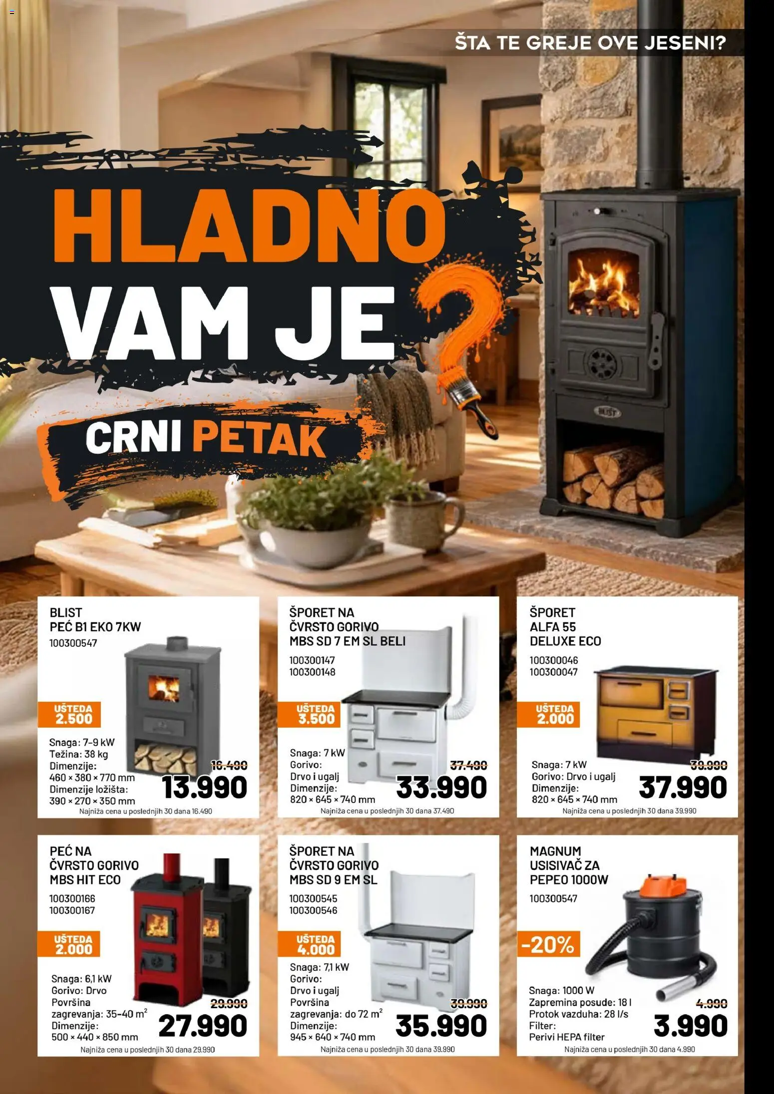 Crafter katalog - važi od 26.10.2026 | Strana: 2 | Proizvode: Usisivač, HEPA filter, Magnum, Šporet
