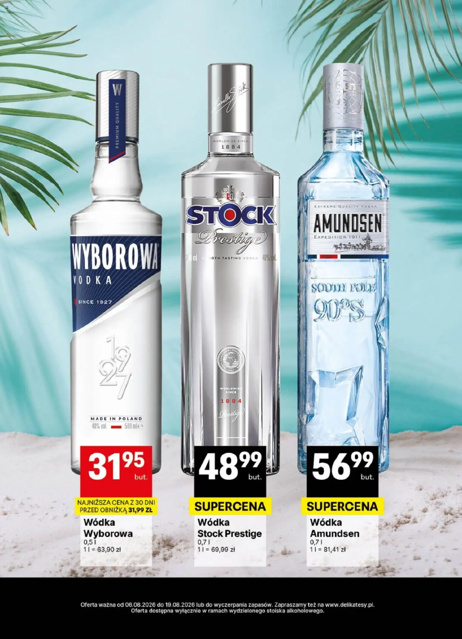 Delikatesy Centrum gazetka - DeliBarek od 06.08.2026 | Strona: 10 | Produkty: Vodka, Wódka