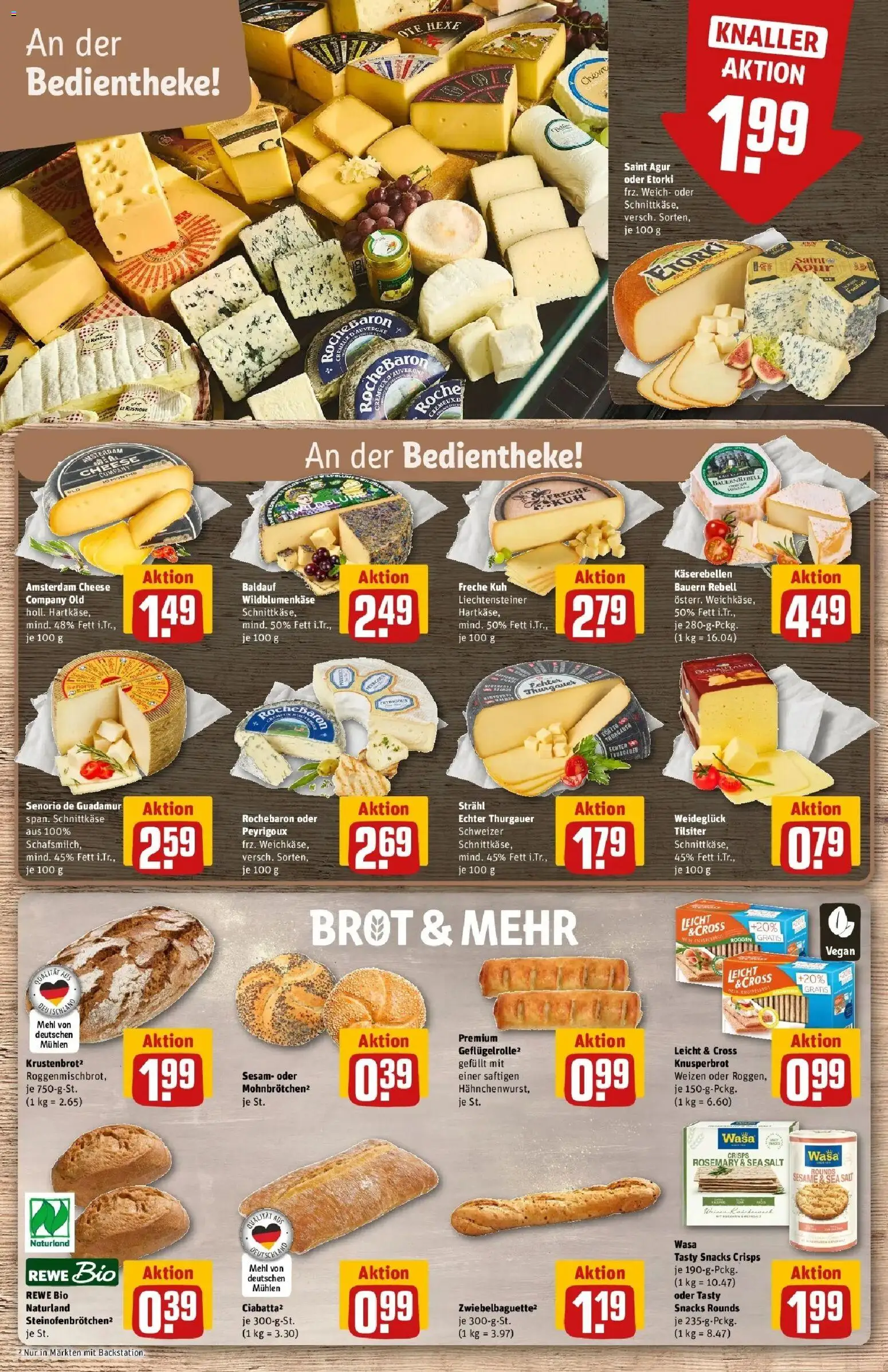 REWE Prospekt ab 14.09.2026 zum Blättern » Angebote | Seite: 9 | Produkte: Mehl, Brot