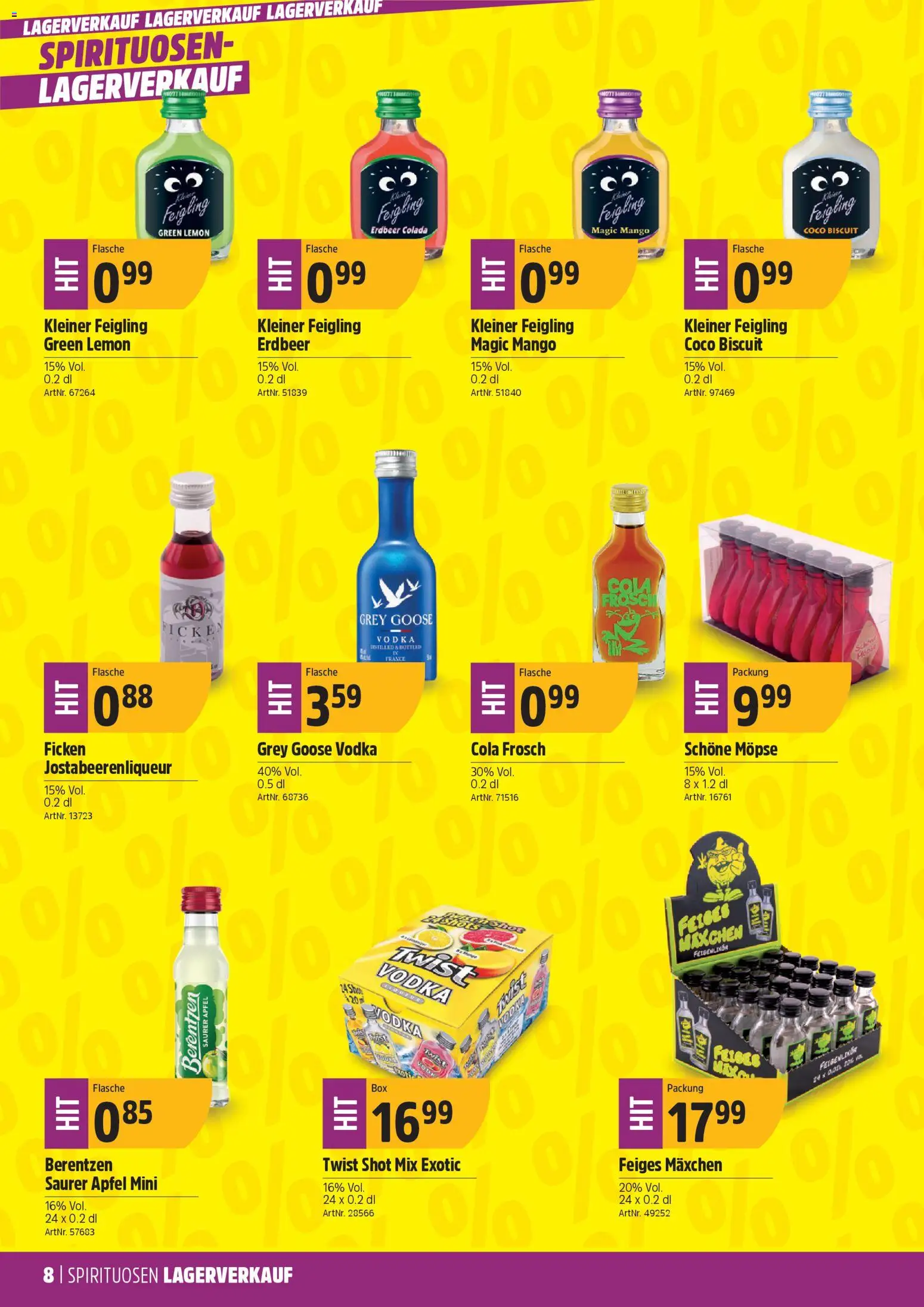 TopCC Aktionen Spirituosen – gültig ab 26.01.2026 | Seite: 8 | Produkte: Äpfel, Mango