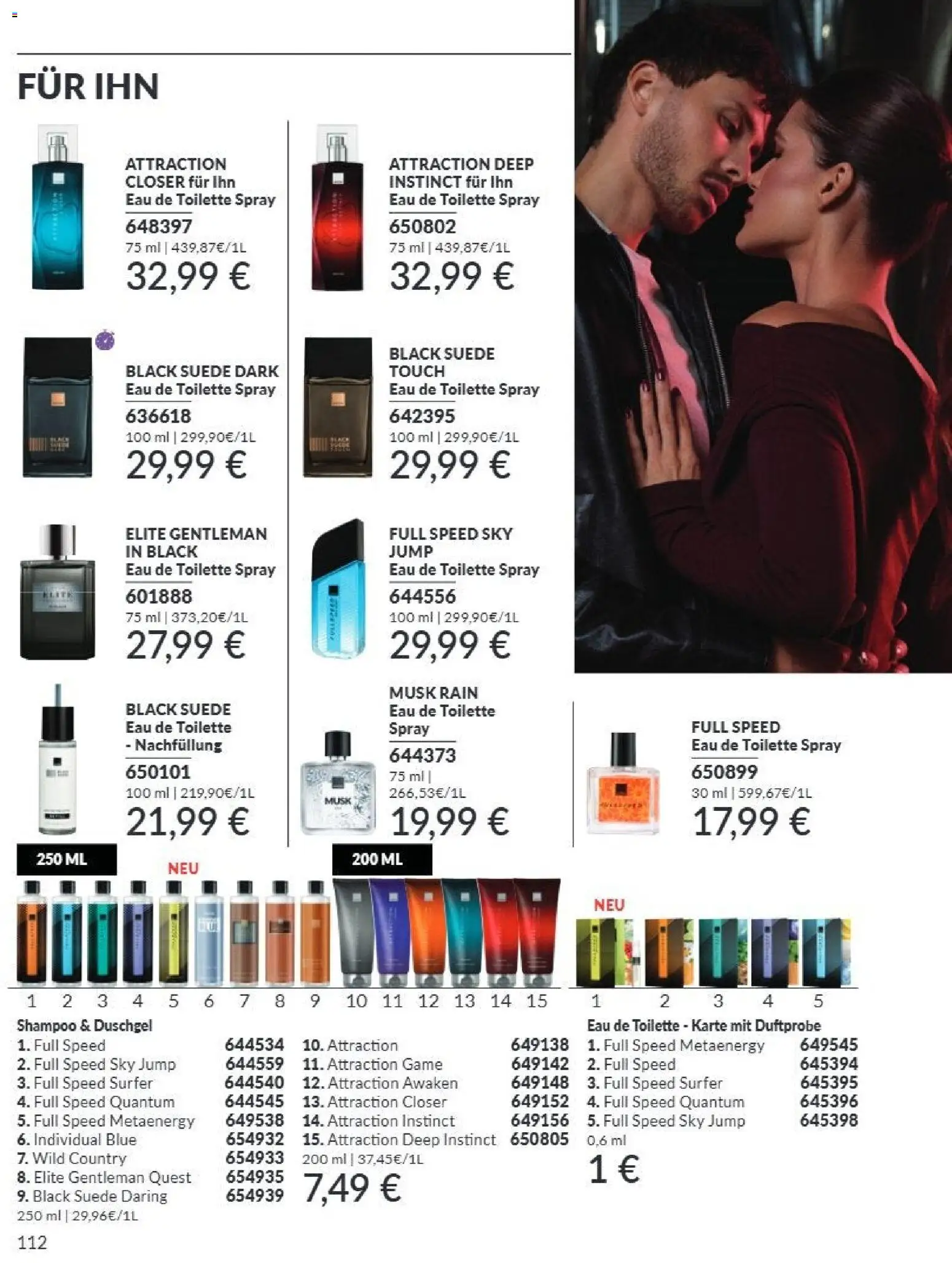AVON Katalog September 2026 – gültig ab 01.09.2026 | Seite: 108 | Produkte: Toilette, Eau de Toilette, Shampoo, Duschgel
