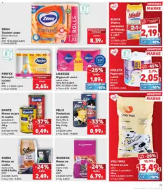 DANTE, Hrana za pse, ili mačke, govedina ili, perad u umaku, 415 g, DANTE hrana za pse ili mačke govedina ili perad u umaku 415 g - Pregled kataloga iz trgovine Kaufland, vrijedi od 30.09.2026 | Stranica: 31 | Proizvodi: Govedina, Maramice, Breskva, Libresse