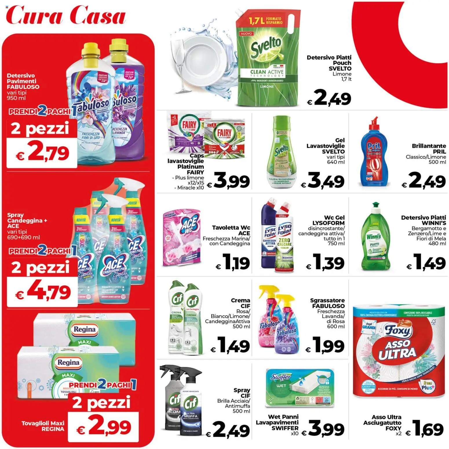 Volantino COOP del 11.06.2026 | Pagina: 28 | Prodotti: Candeggina, Sgrassatore, Limone, Lavastoviglie