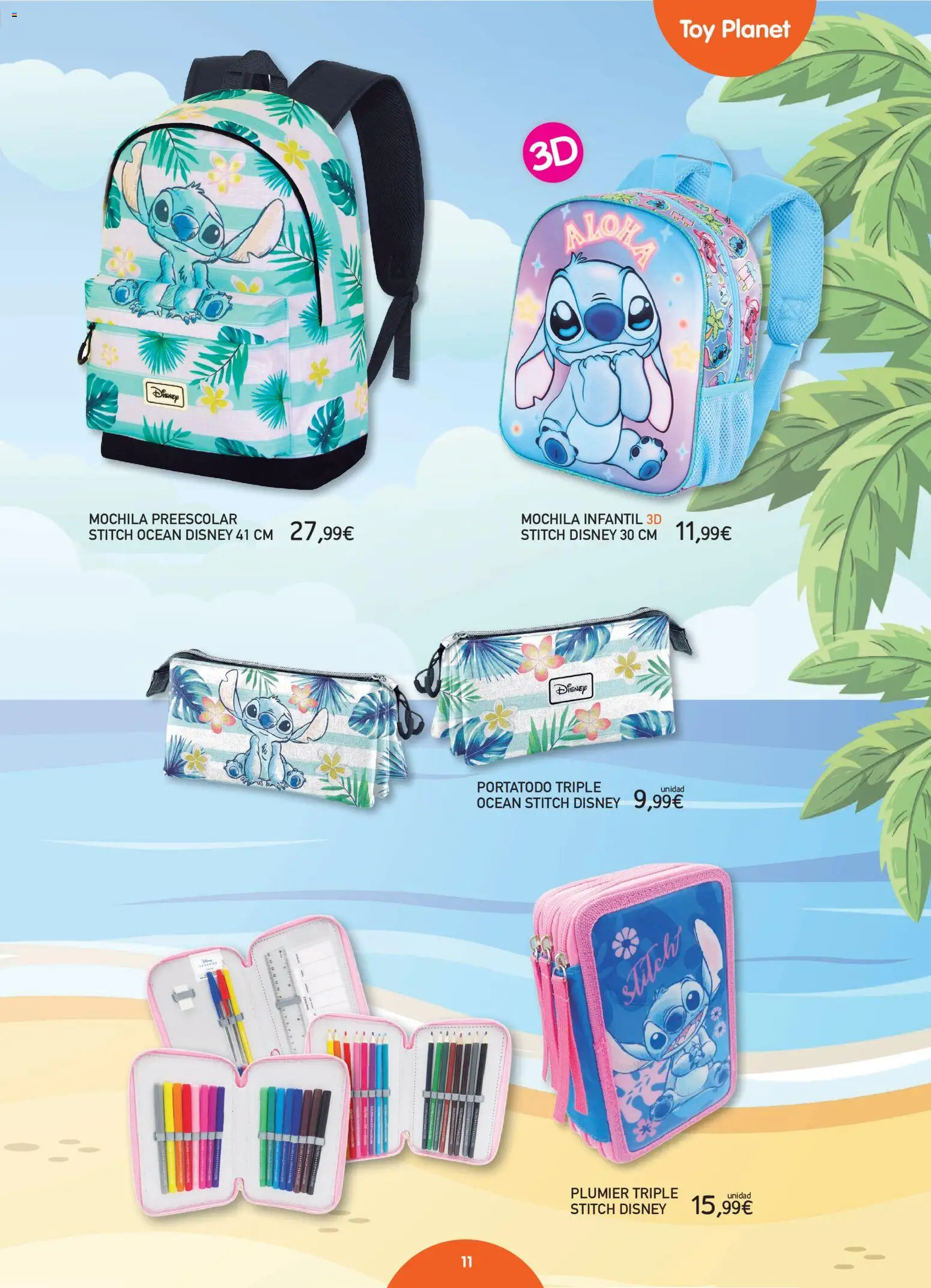 Toy Planet catálogo de Vuelta a Clase │ válido desde el 10/08/2026 | Página: 11 | Productos: Mochila
