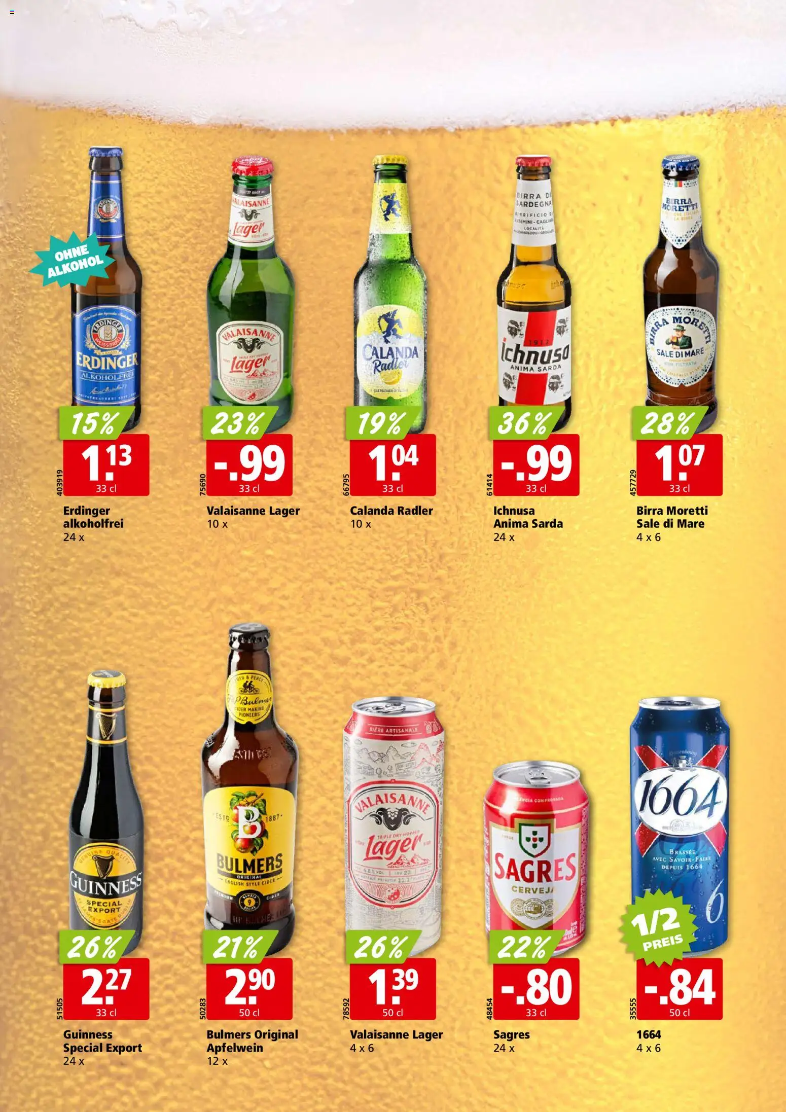Aligro aktionen Chavannes, Matran, Genf, Sitten – gültig ab 07.09.2026 | Seite: 28 | Produkte: Apfelwein