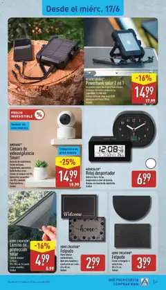 Vista previa Cámara de videovigilancia Smart, Detector de movimiento. Visión nocturna. Seguimiento automático. Audio bidireccional. Sensor de imagen Full HD. Aplicación compatible con iOS y Android. Para interiores. Unidad válido desde el 15.06.2026 | Página: 21