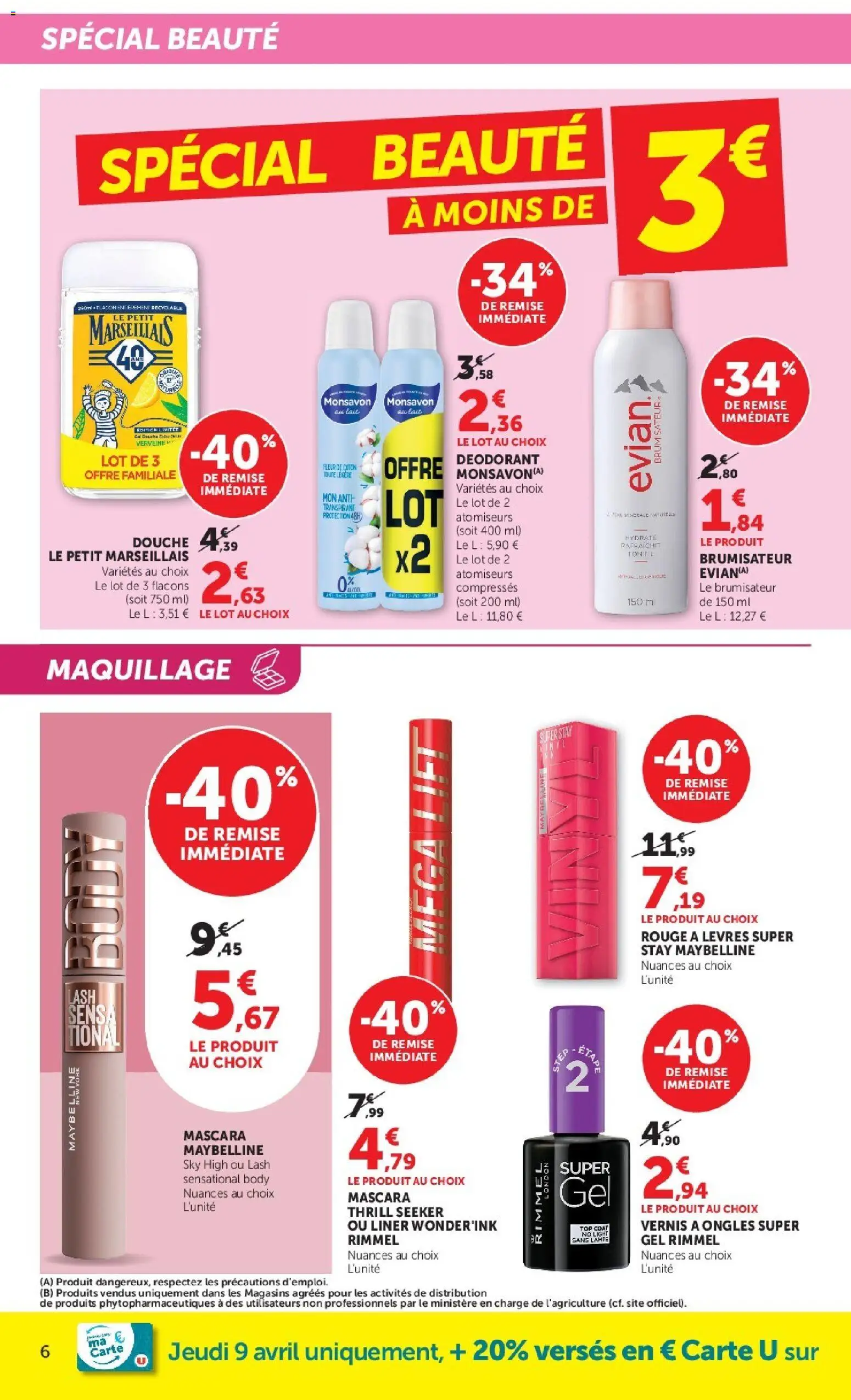 {H1} | Page: 6 | Produits: Body, Déodorant, Douche, Lampe