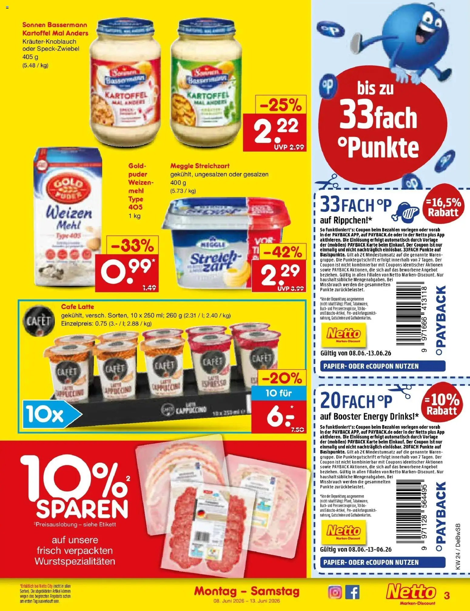Netto Marken-Discount Prospekt Waiblingen-Bittenfeld – gültig ab 08.06.2026 | Seite: 5 | Produkte: Mehl, Energy, Puder