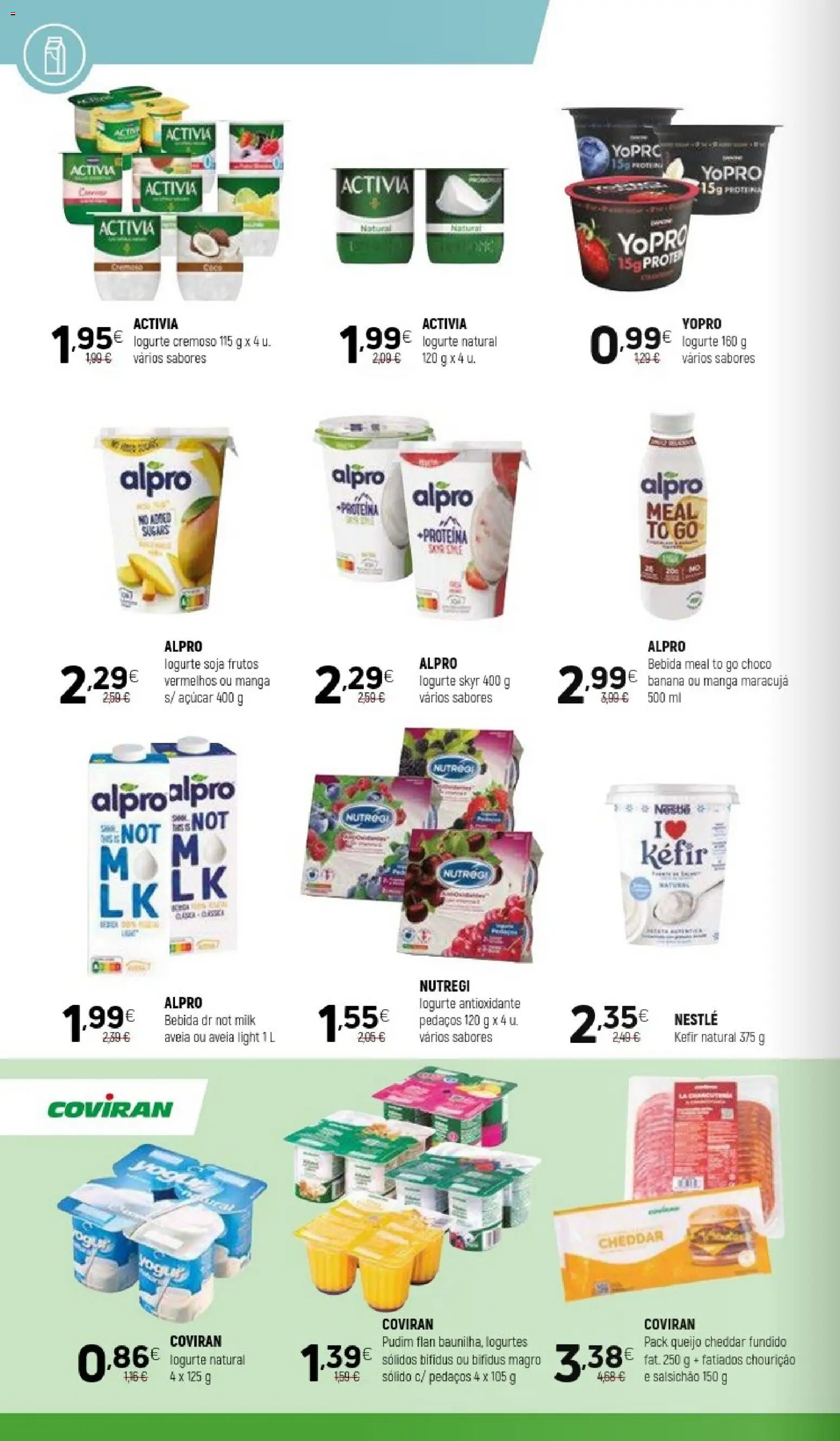 Coviran folheto │ válido de 05.05.2026 | Página: 4 | Produtos: Queijo, Cheddar, Açúcar, Bebida