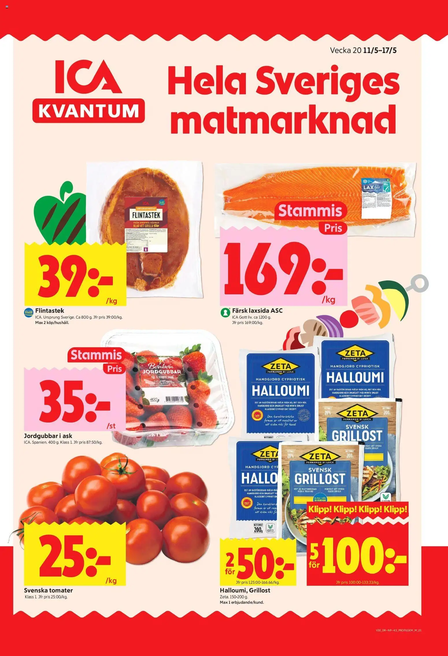 ICA Kvantum reklamblad aktuell från 11.05.2026 | Sida: 1