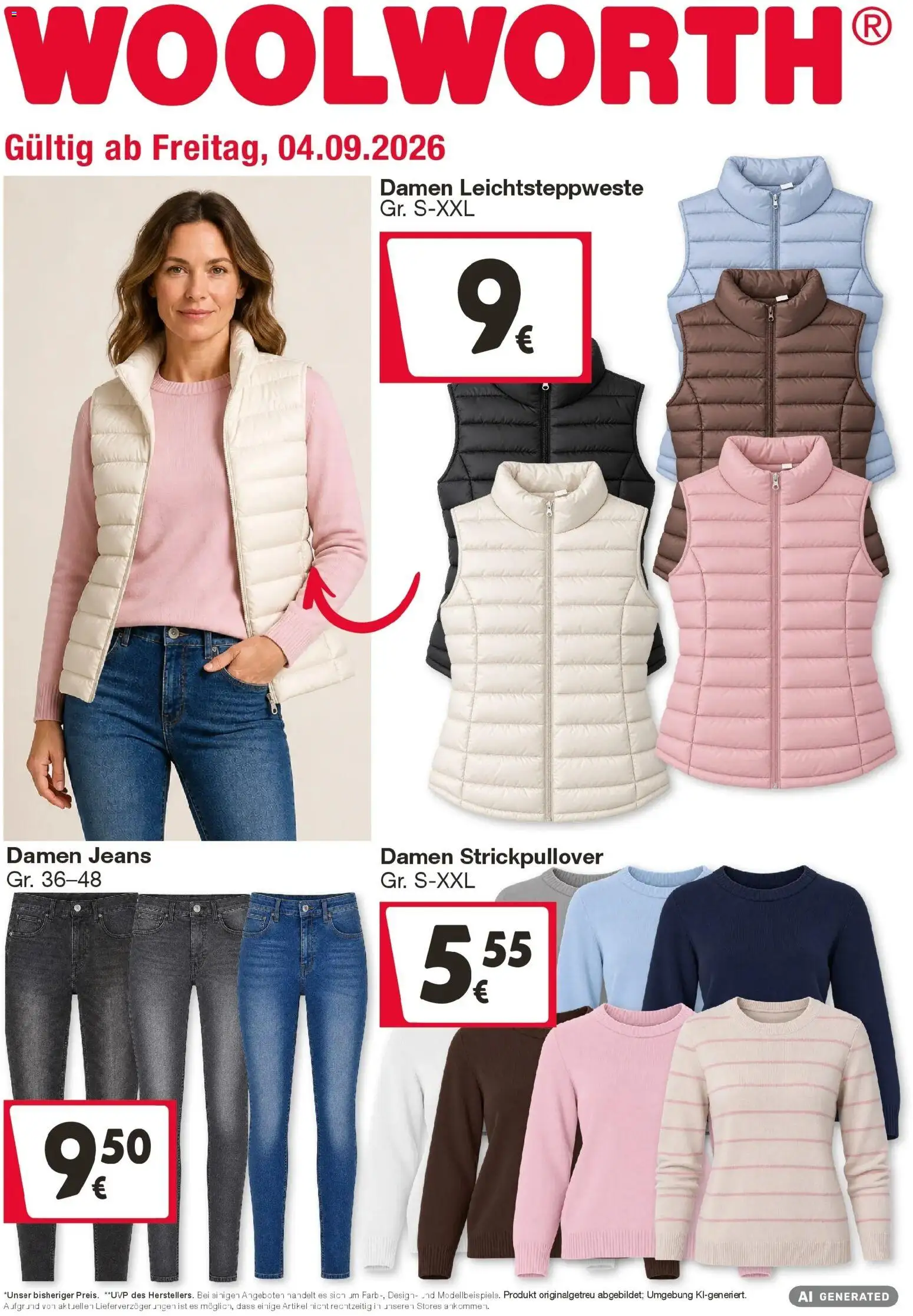 Woolworth Wochenangebote gültig ab 04.09.2026 | Seite: 1 | Produkte: Jeans